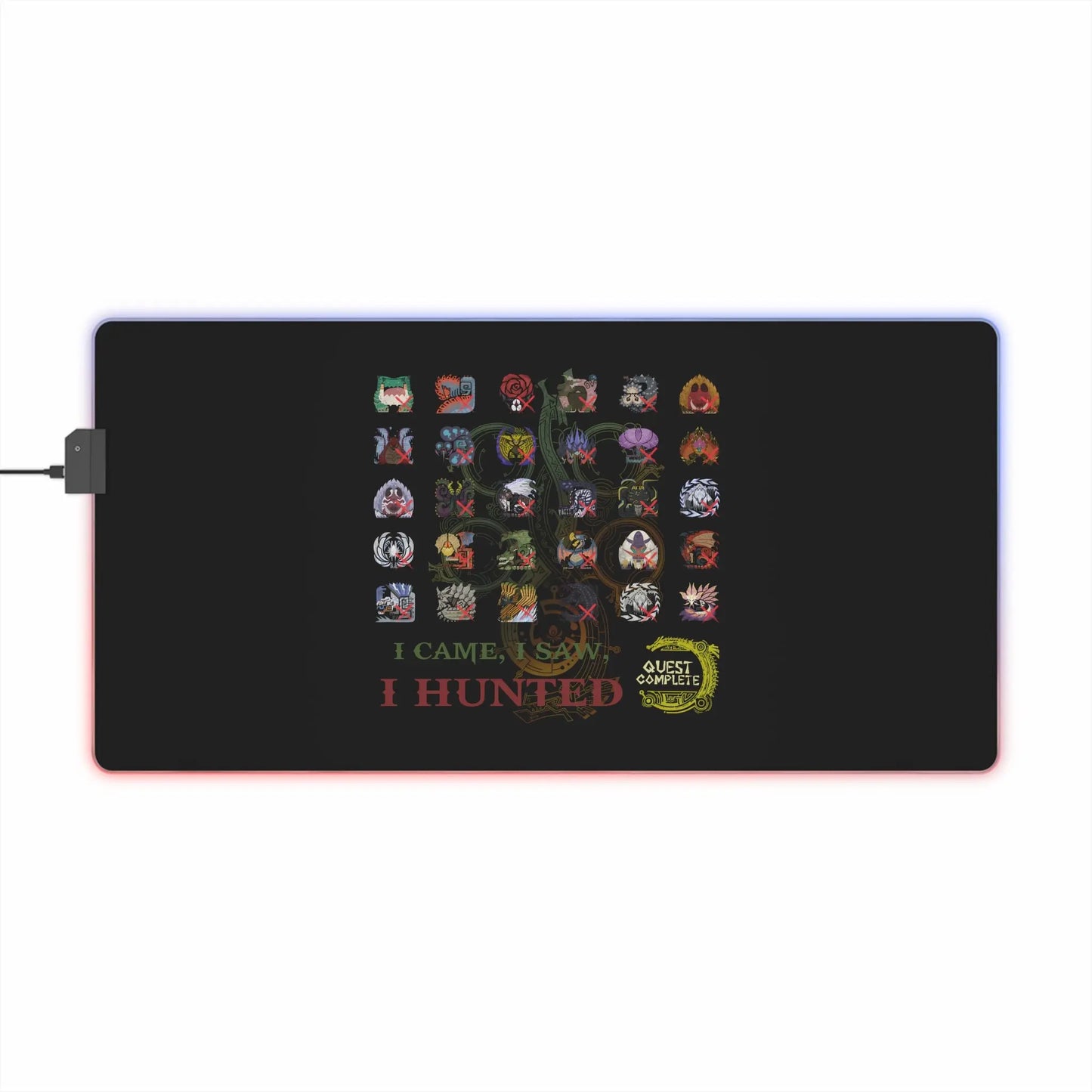 Monster Hunter Wilds Gaming Mouse Pad – RGB LED Light-Up for Gamers  Geniogoods
