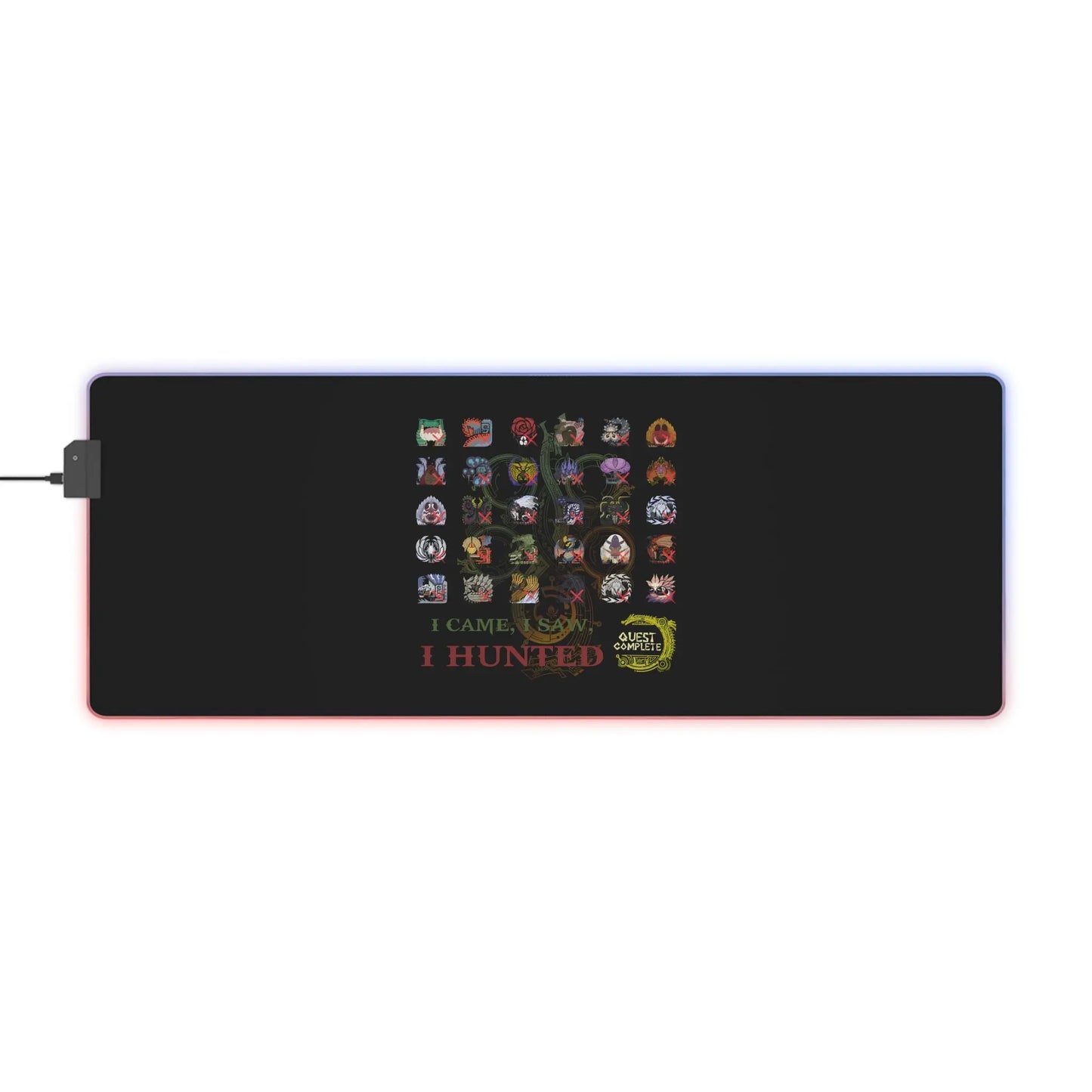 Monster Hunter Wilds Gaming Mouse Pad – RGB LED Light-Up for Gamers  Geniogoods