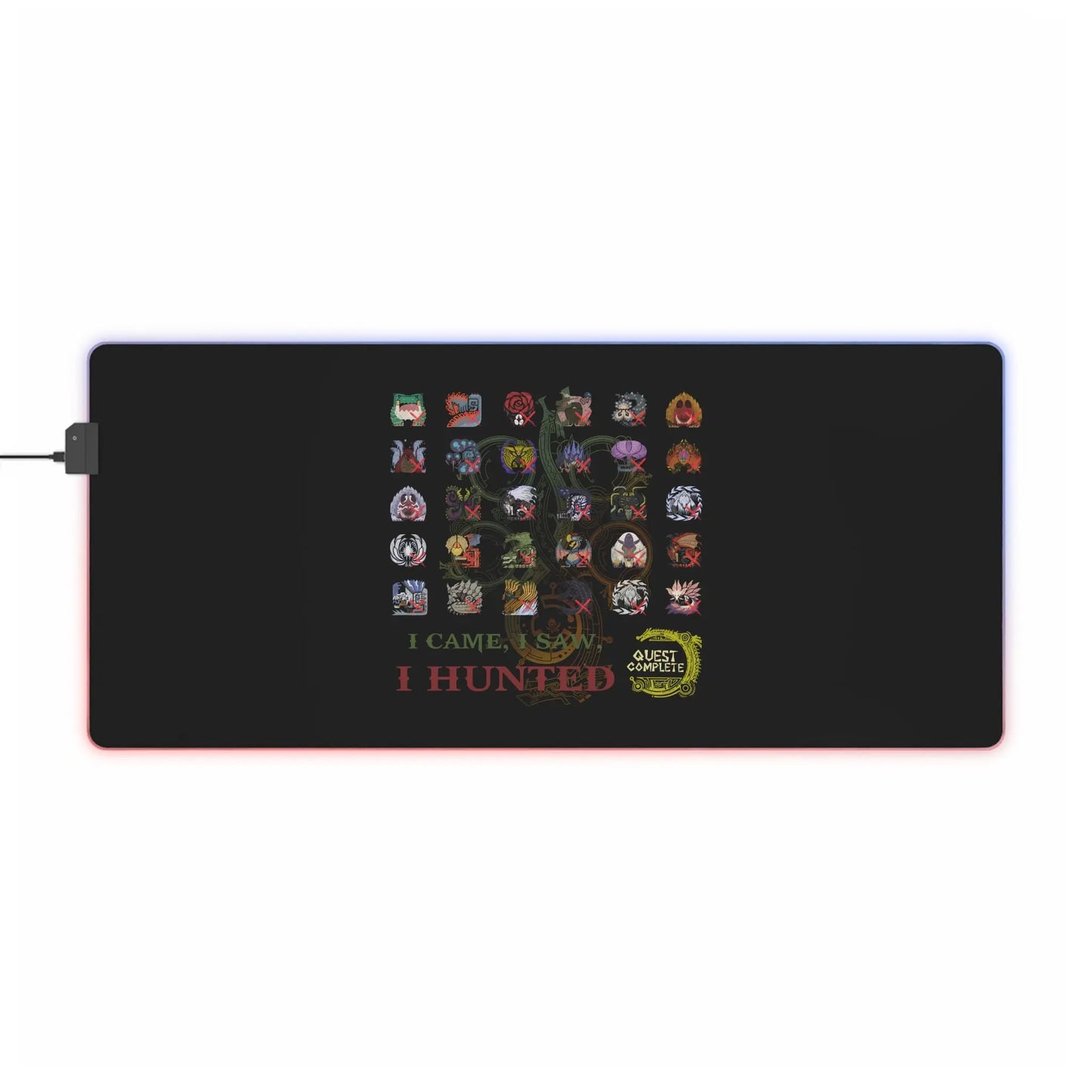 Monster Hunter Wilds Gaming Mouse Pad – RGB LED Light-Up for Gamers  Geniogoods