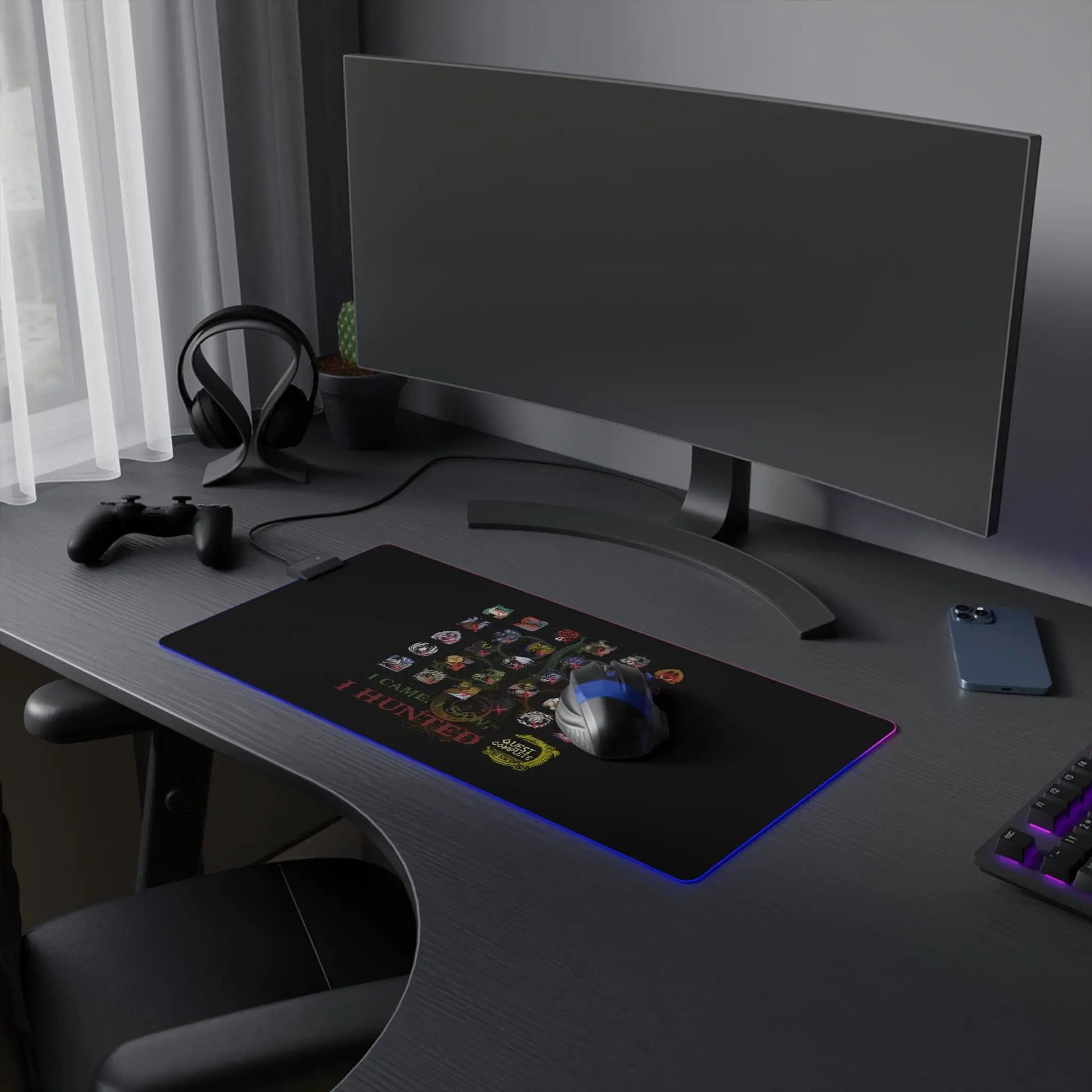 Monster Hunter Wilds Gaming Mouse Pad – RGB LED Light-Up for Gamers  Geniogoods