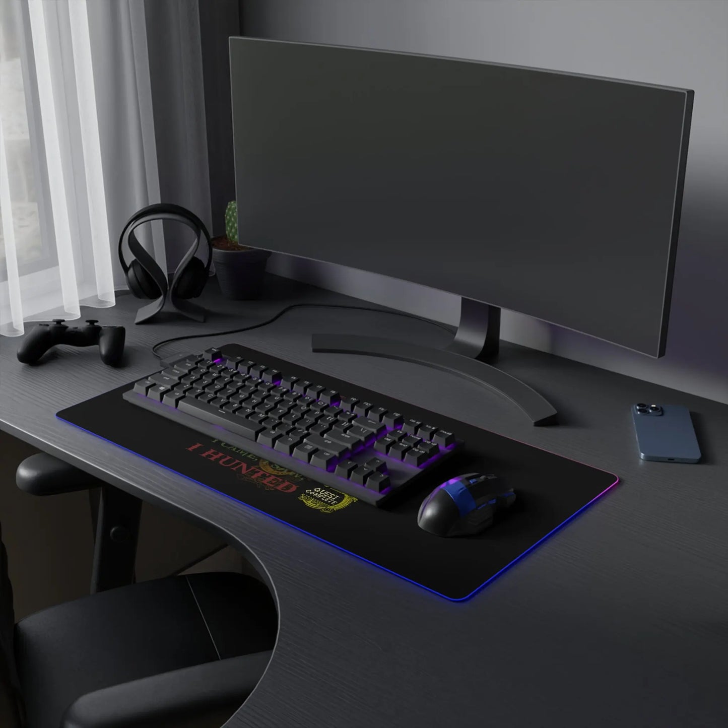 Monster Hunter Wilds Gaming Mouse Pad – RGB LED Light-Up for Gamers  Geniogoods