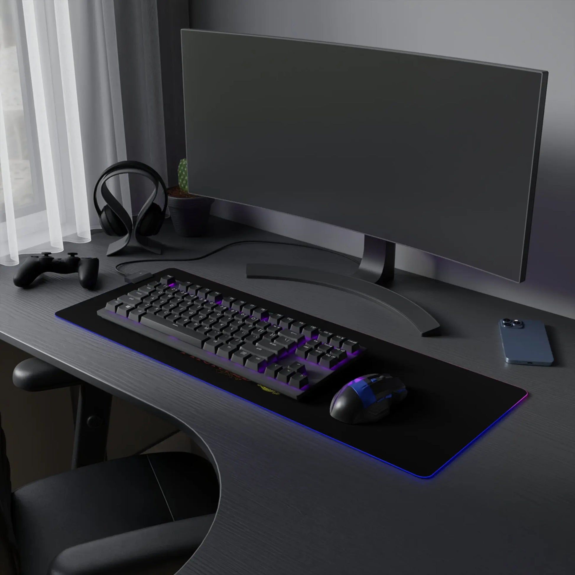 Monster Hunter Wilds Gaming Mouse Pad – RGB LED Light-Up for Gamers  Geniogoods