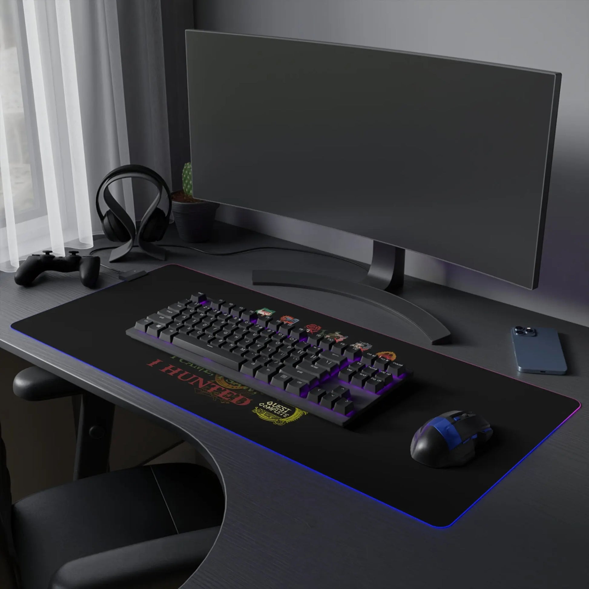 Monster Hunter Wilds Gaming Mouse Pad – RGB LED Light-Up for Gamers  Geniogoods