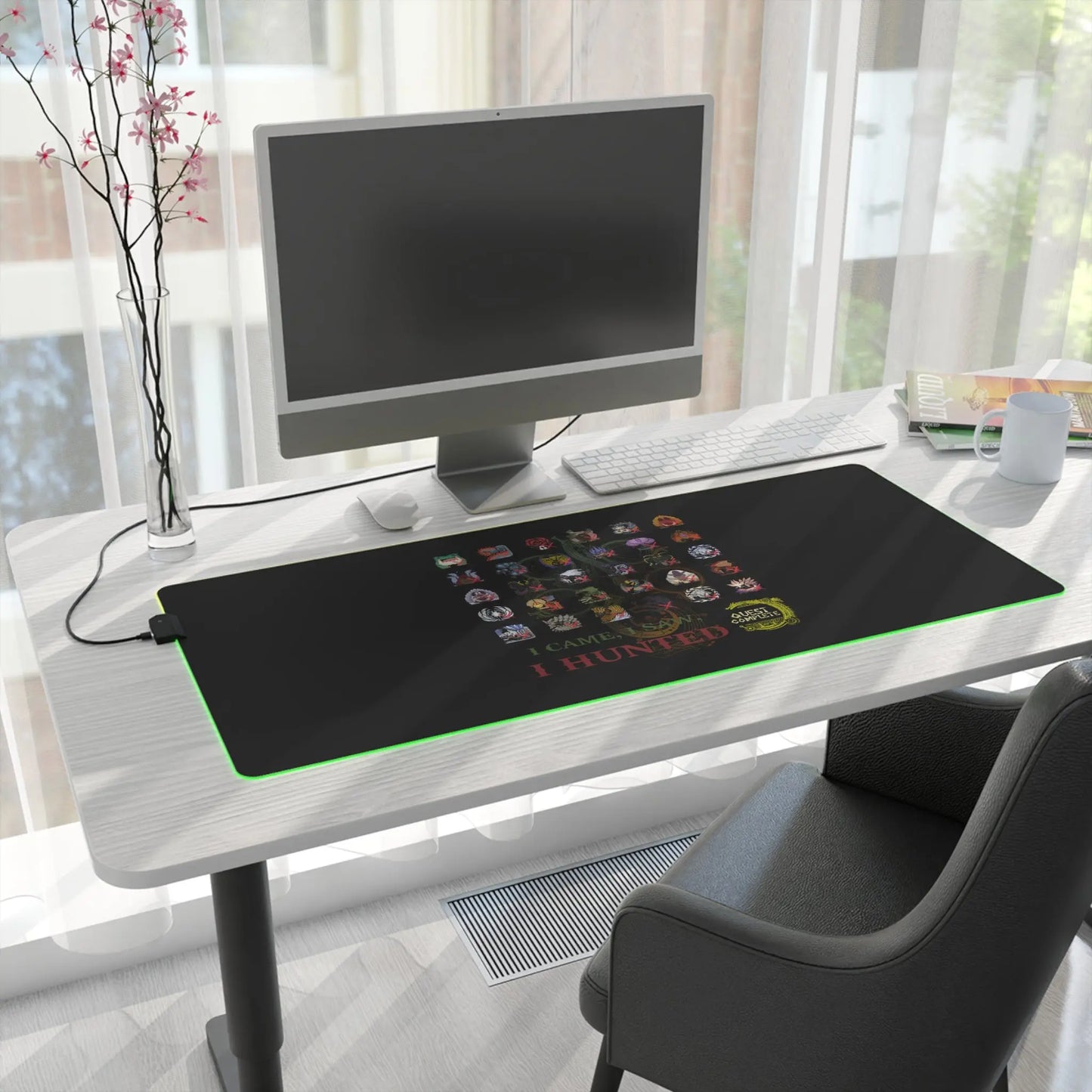 Monster Hunter Wilds Gaming Mouse Pad – RGB LED Light-Up for Gamers  Geniogoods