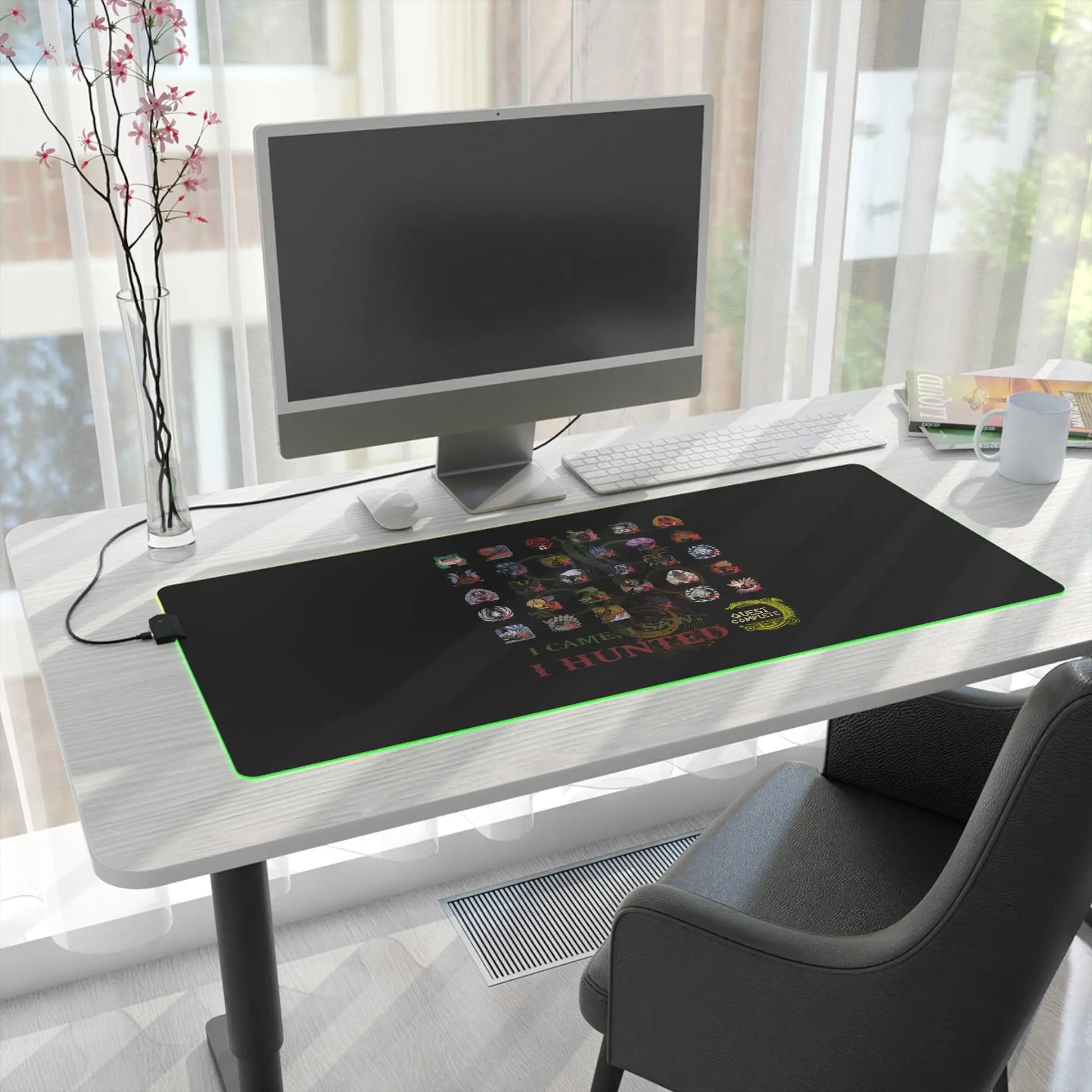 Monster Hunter Wilds Gaming Mouse Pad – RGB LED Light-Up for Gamers  Geniogoods
