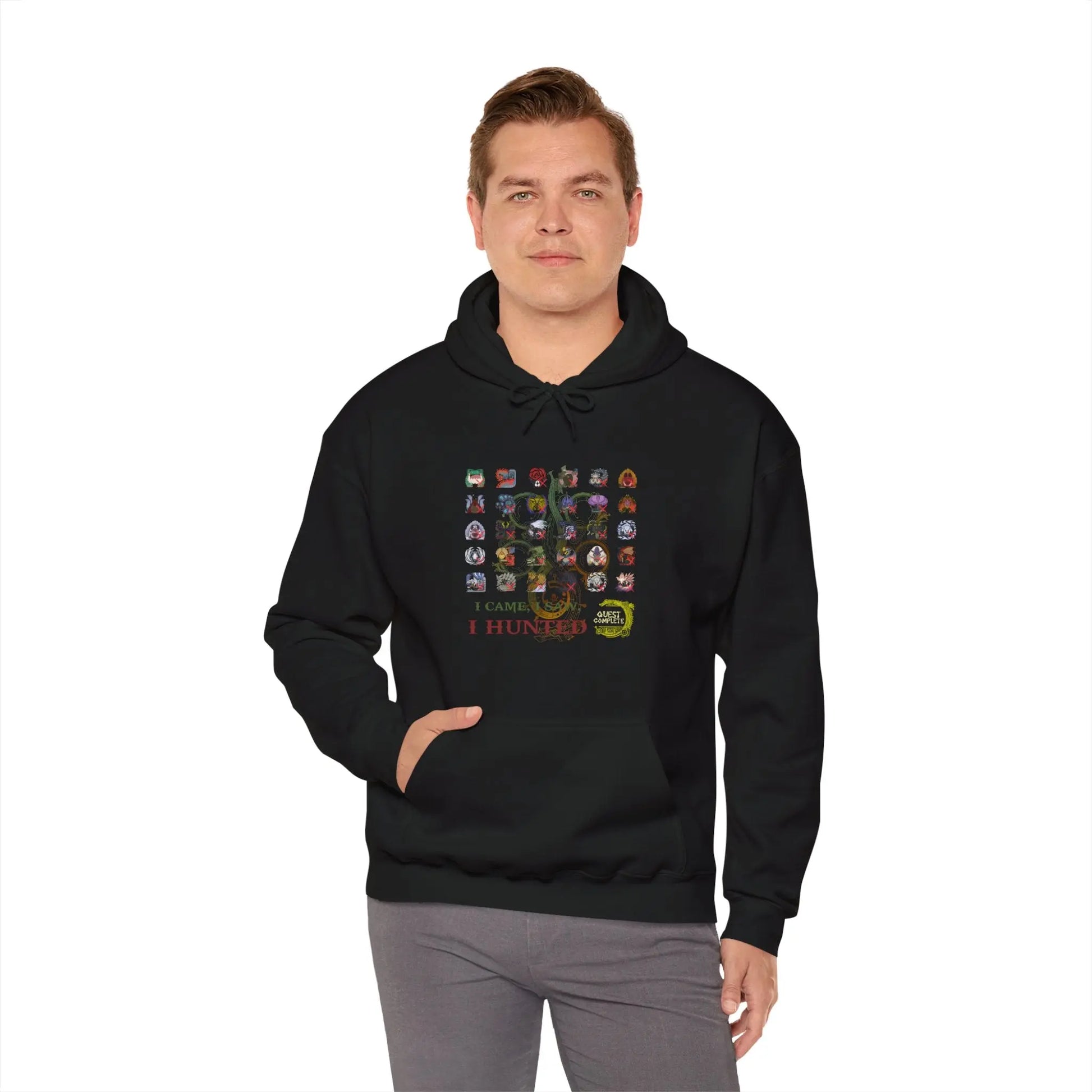 Monster Hunter Wilds Hoodie – Gamer Sweatshirt with Front & Back Design  Geniogoods