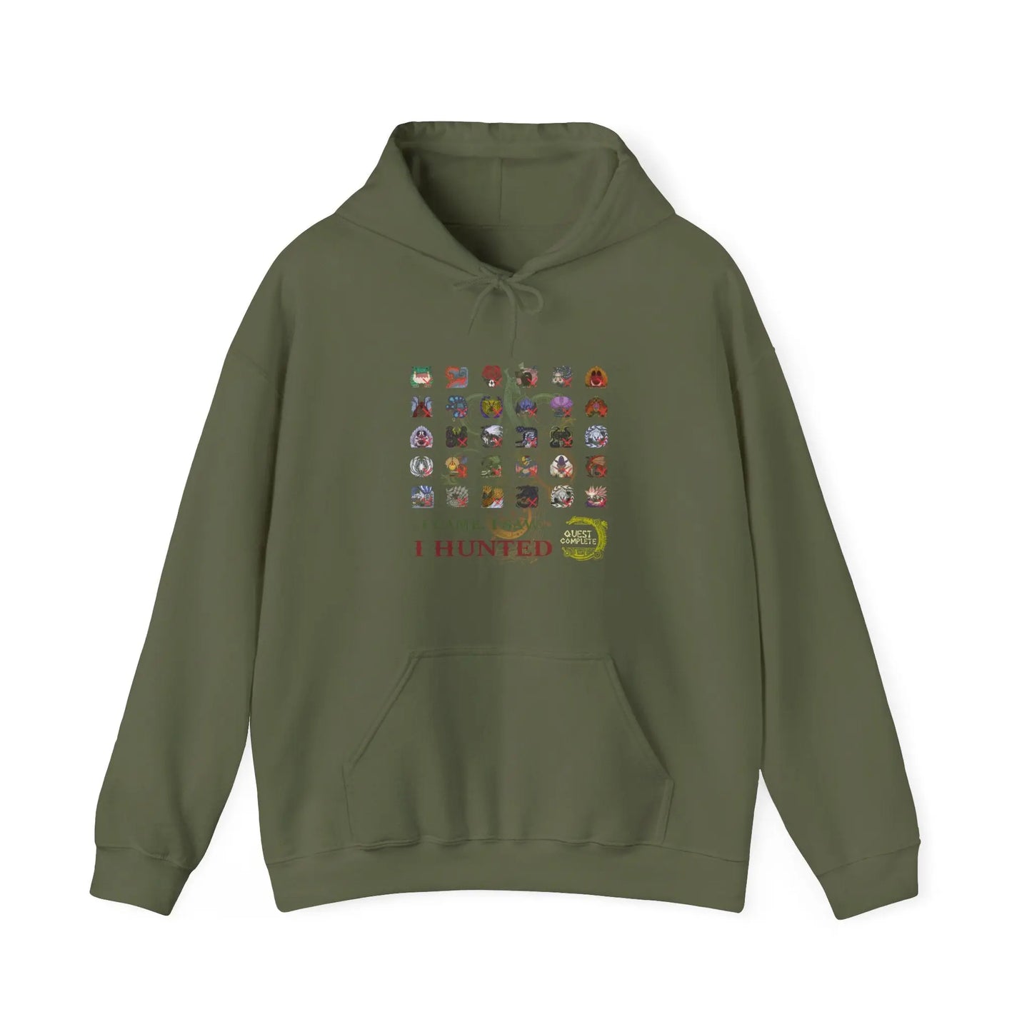 Monster Hunter Wilds Hoodie – Gamer Sweatshirt with Front & Back Design  Geniogoods