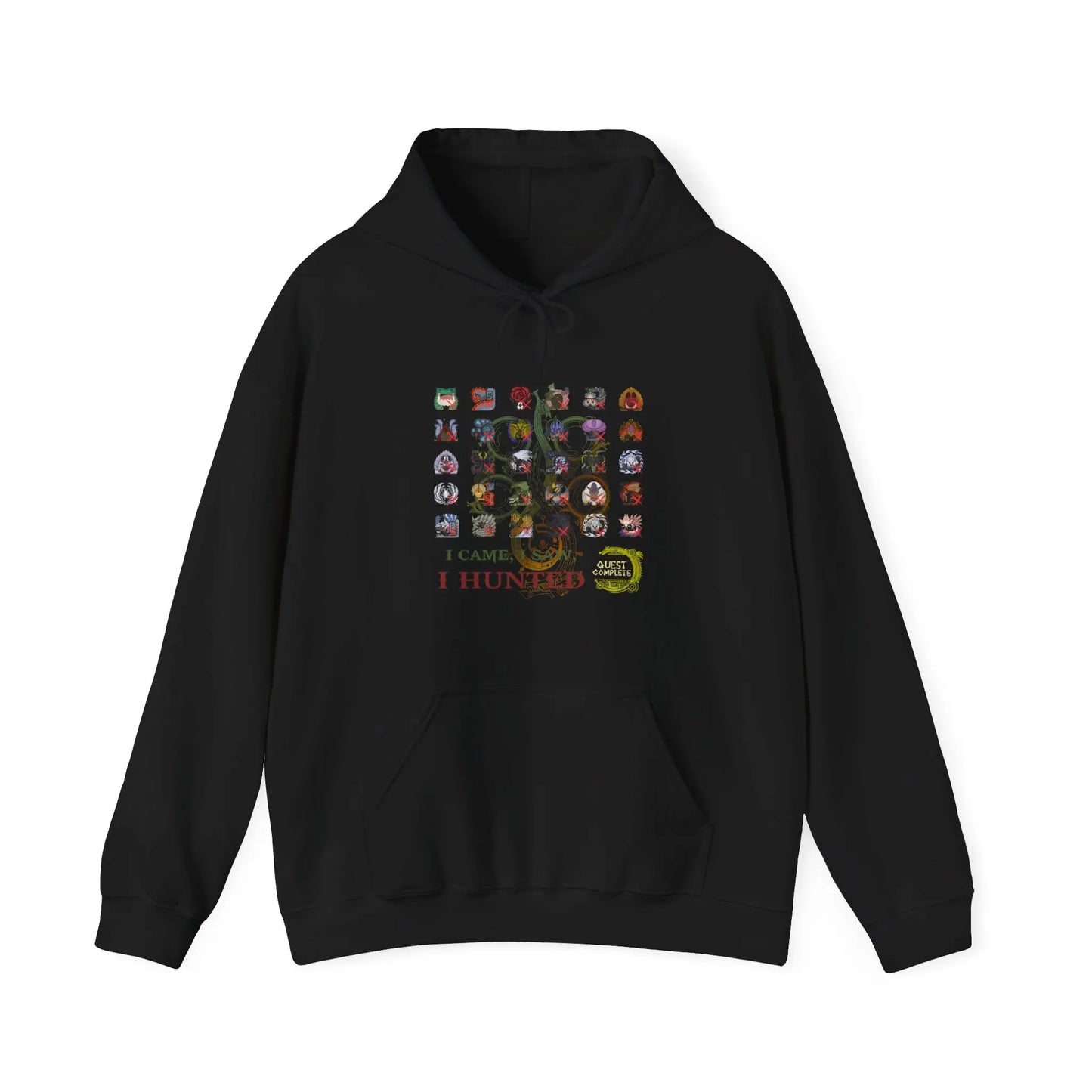 Monster Hunter Wilds Hoodie – Gamer Sweatshirt with Front & Back Design  Geniogoods