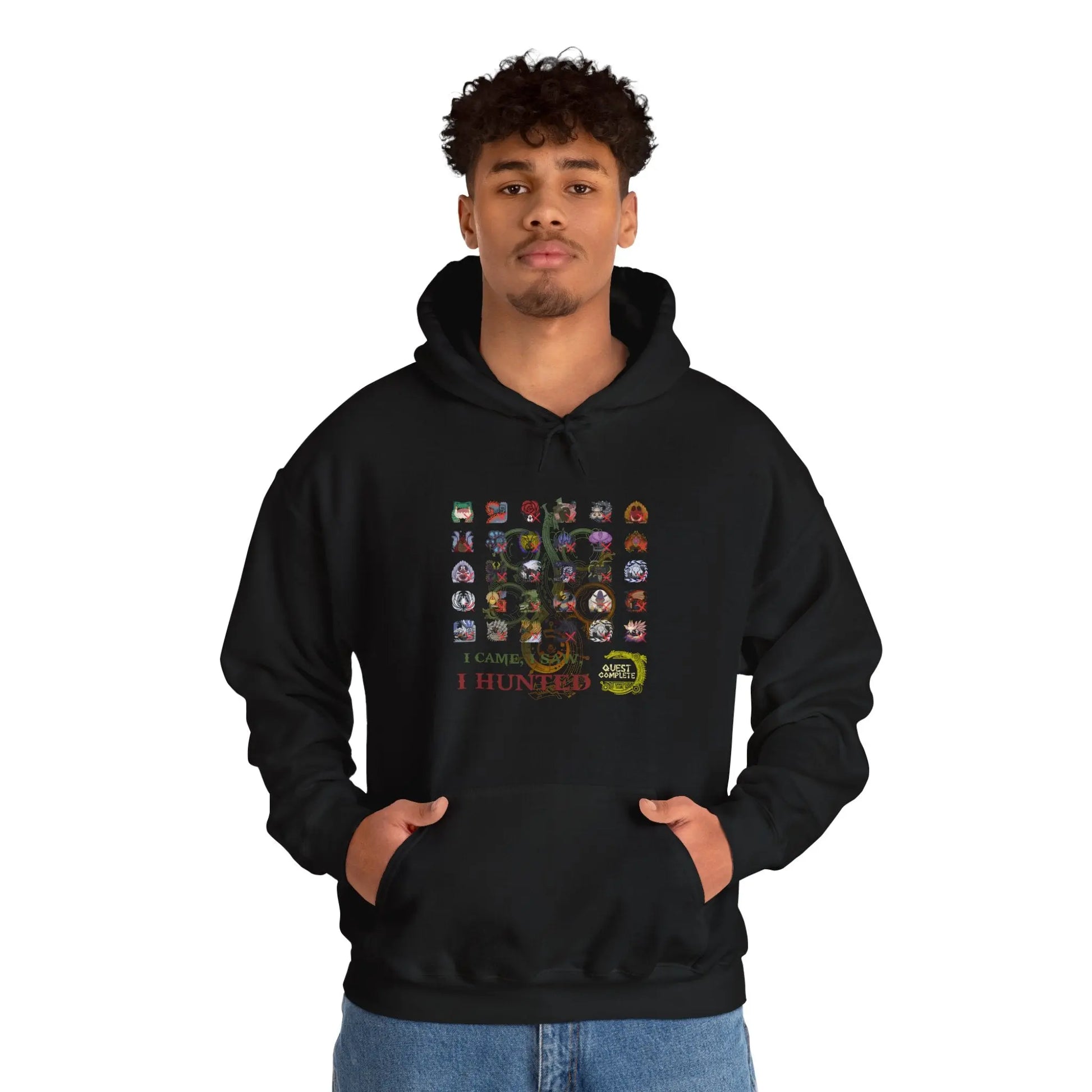 Monster Hunter Wilds Hoodie – Gamer Sweatshirt with Front & Back Design  Geniogoods