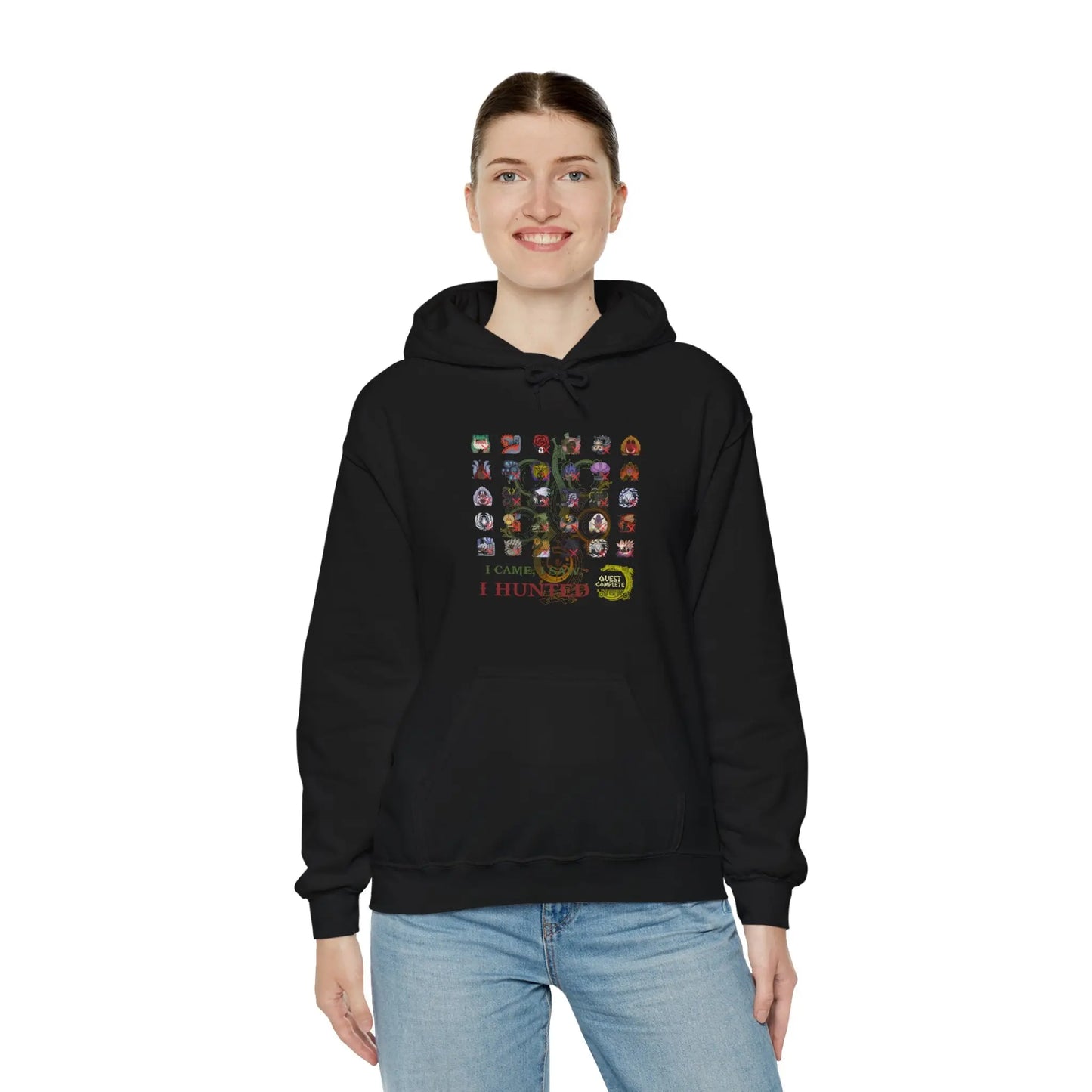 Monster Hunter Wilds Hoodie – Gamer Sweatshirt with Front & Back Design  Geniogoods