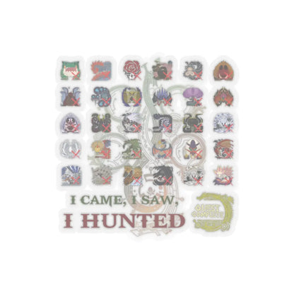 Monster Hunter Wilds Kiss-Cut Stickers – Hunting Record Gamer Decal  Geniogoods