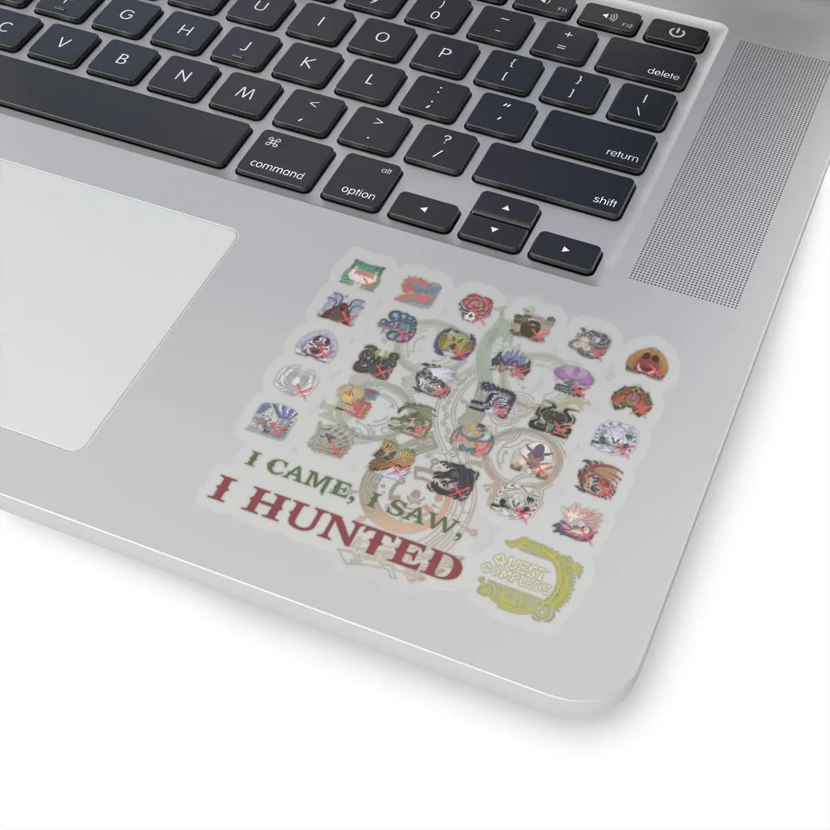 Monster Hunter Wilds Kiss-Cut Stickers – Hunting Record Gamer Decal  Geniogoods