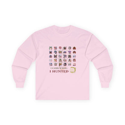 Monster Hunter Wilds Long Sleeve Shirt – Unisex Tee with Hunting Record Design  Geniogoods