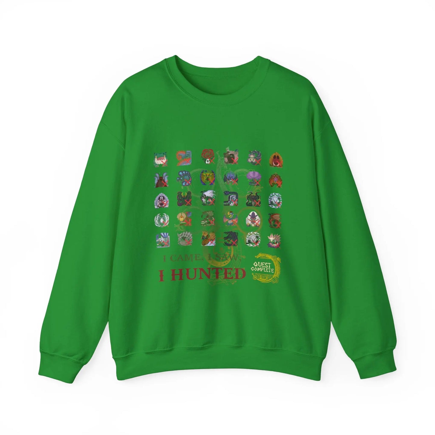 Monster Hunter Wilds Sweatshirt – Unisex Gamer Crewneck with Front & Back Print  Geniogoods