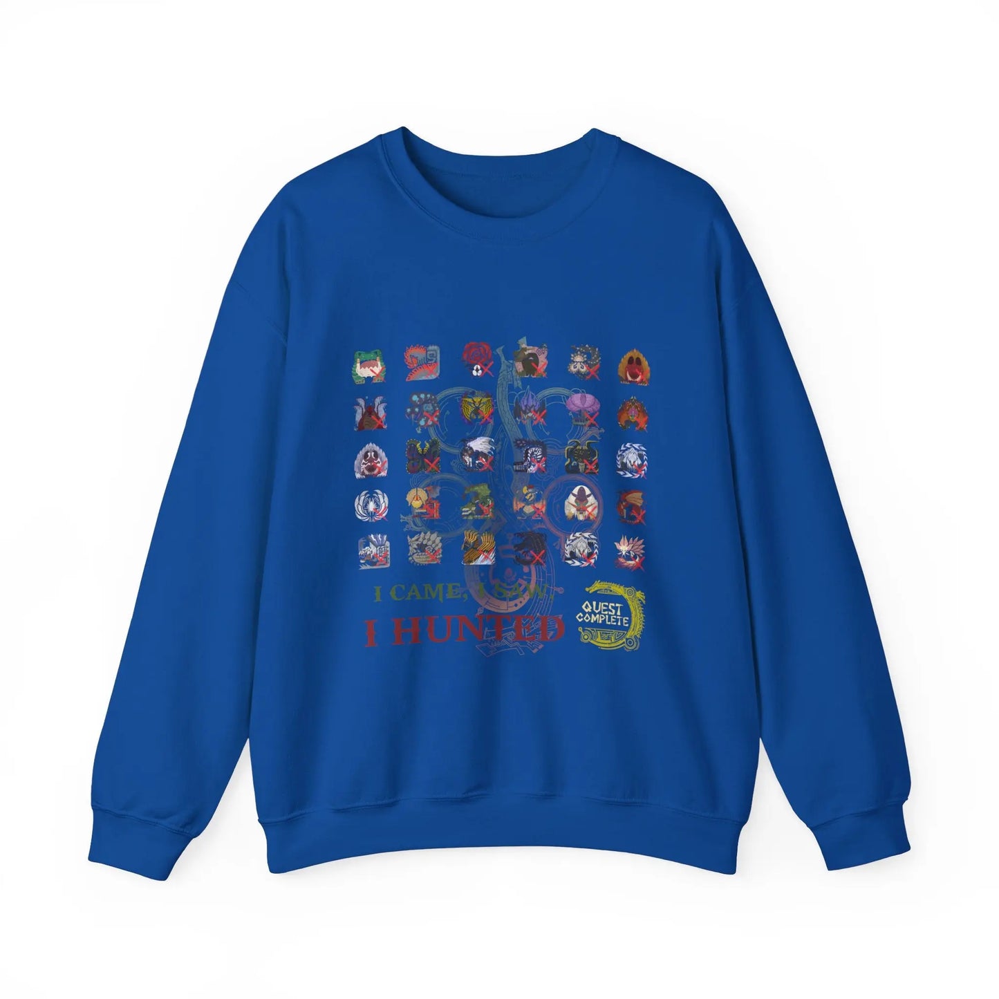 Monster Hunter Wilds Sweatshirt – Unisex Gamer Crewneck with Front & Back Print  Geniogoods