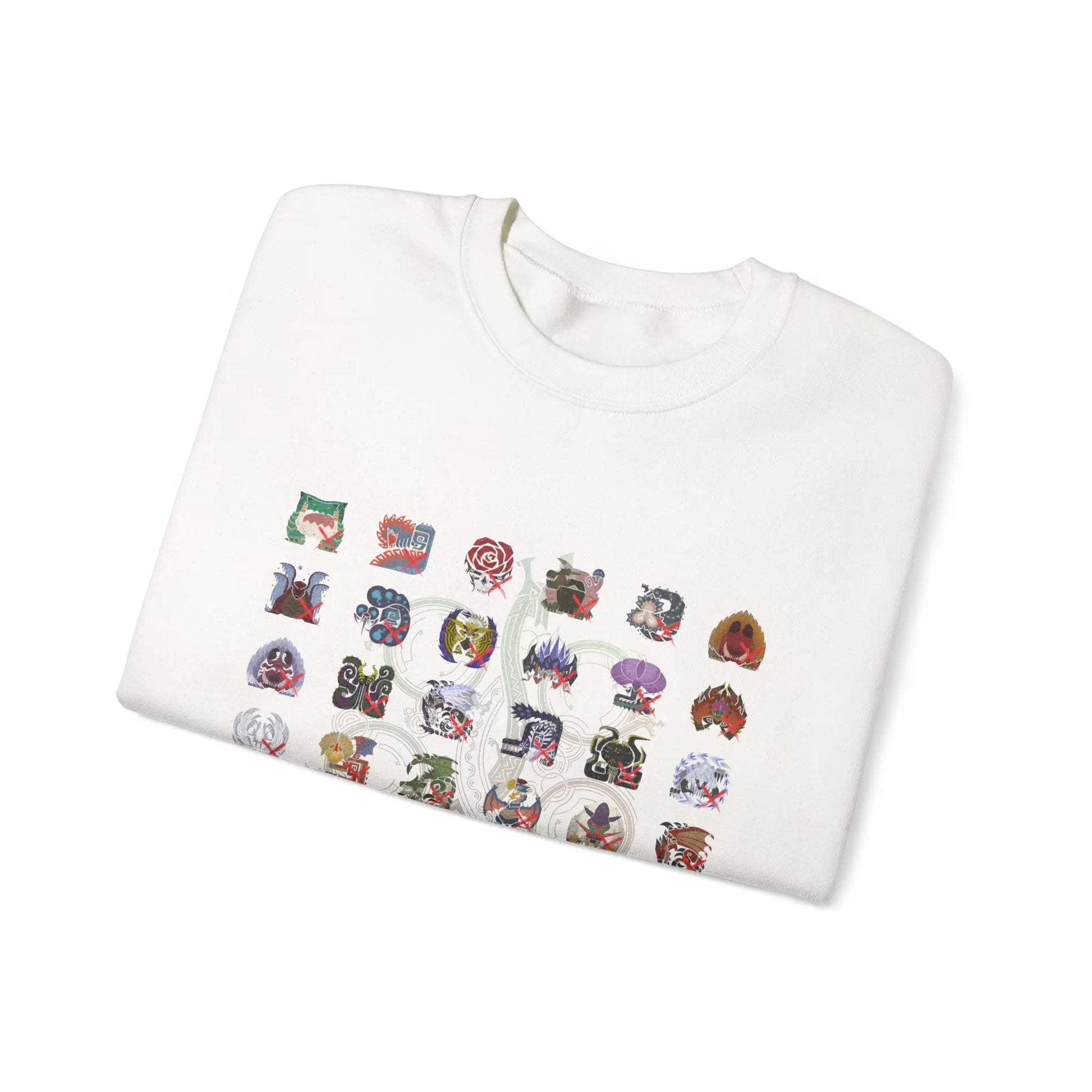 Monster Hunter Wilds Sweatshirt – Unisex Gamer Crewneck with Front & Back Print  Geniogoods