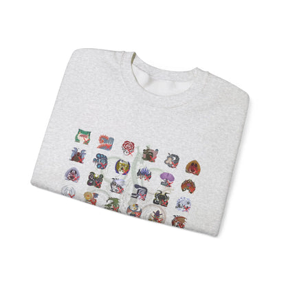 Monster Hunter Wilds Sweatshirt – Unisex Gamer Crewneck with Front & Back Print  Geniogoods