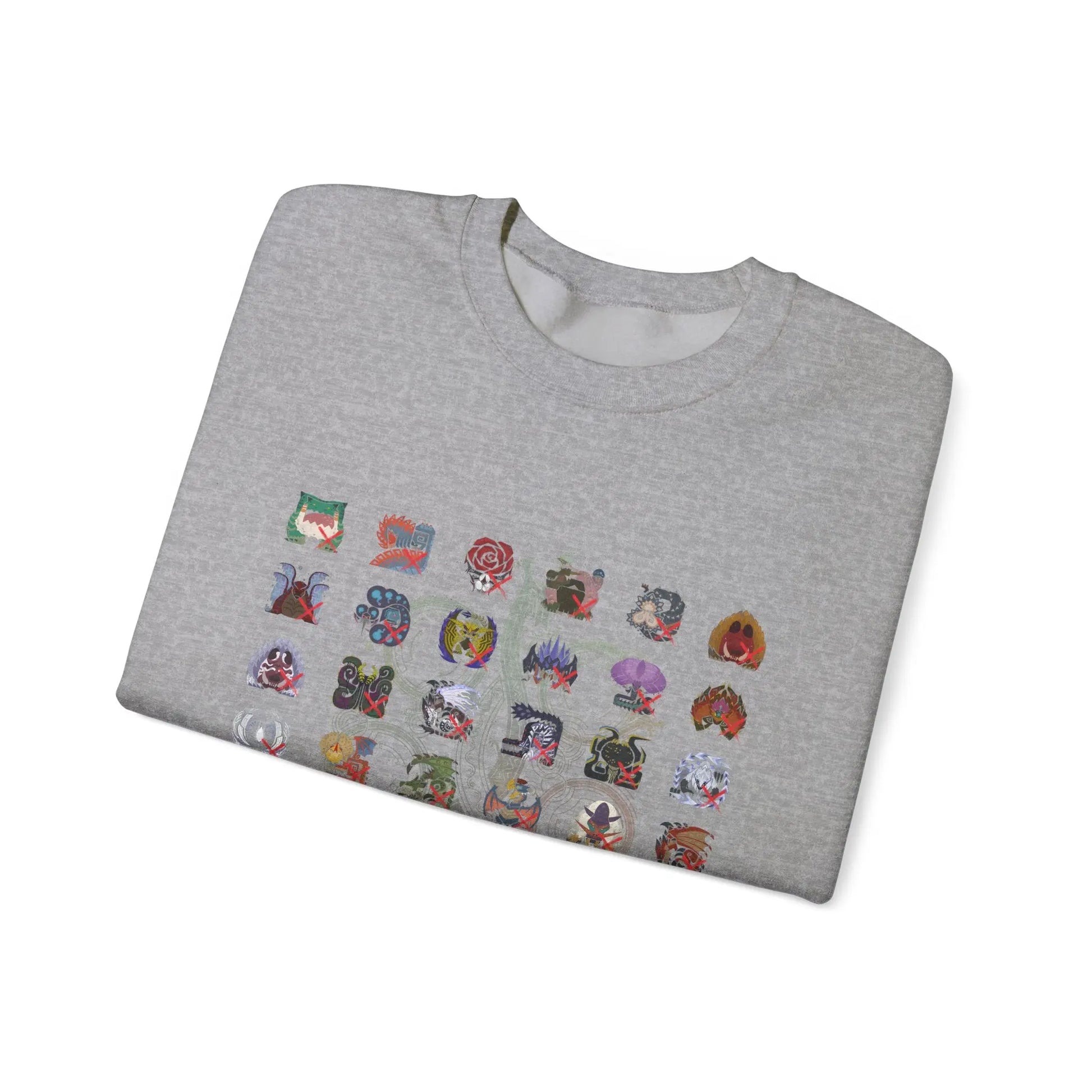 Monster Hunter Wilds Sweatshirt – Unisex Gamer Crewneck with Front & Back Print  Geniogoods