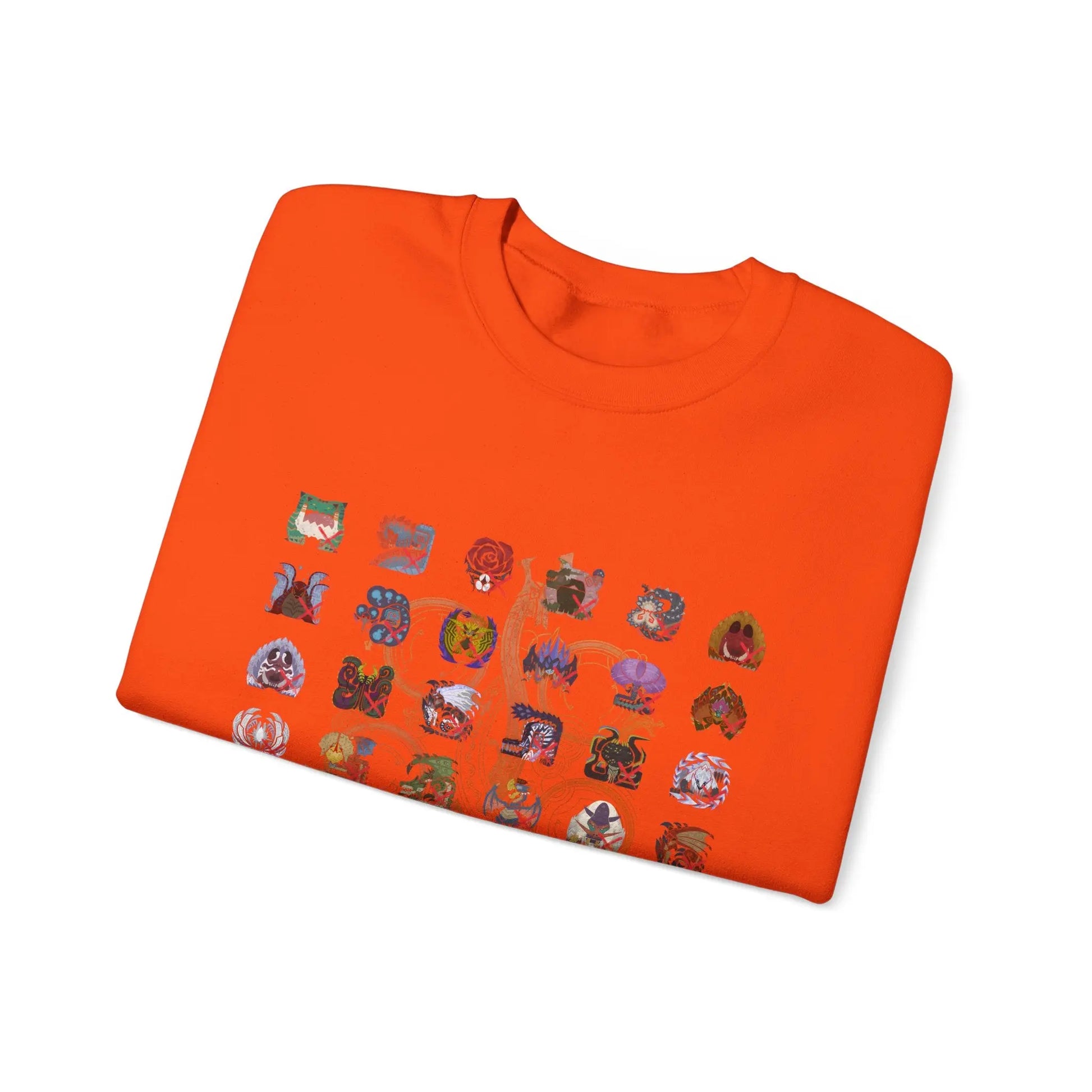 Monster Hunter Wilds Sweatshirt – Unisex Gamer Crewneck with Front & Back Print  Geniogoods