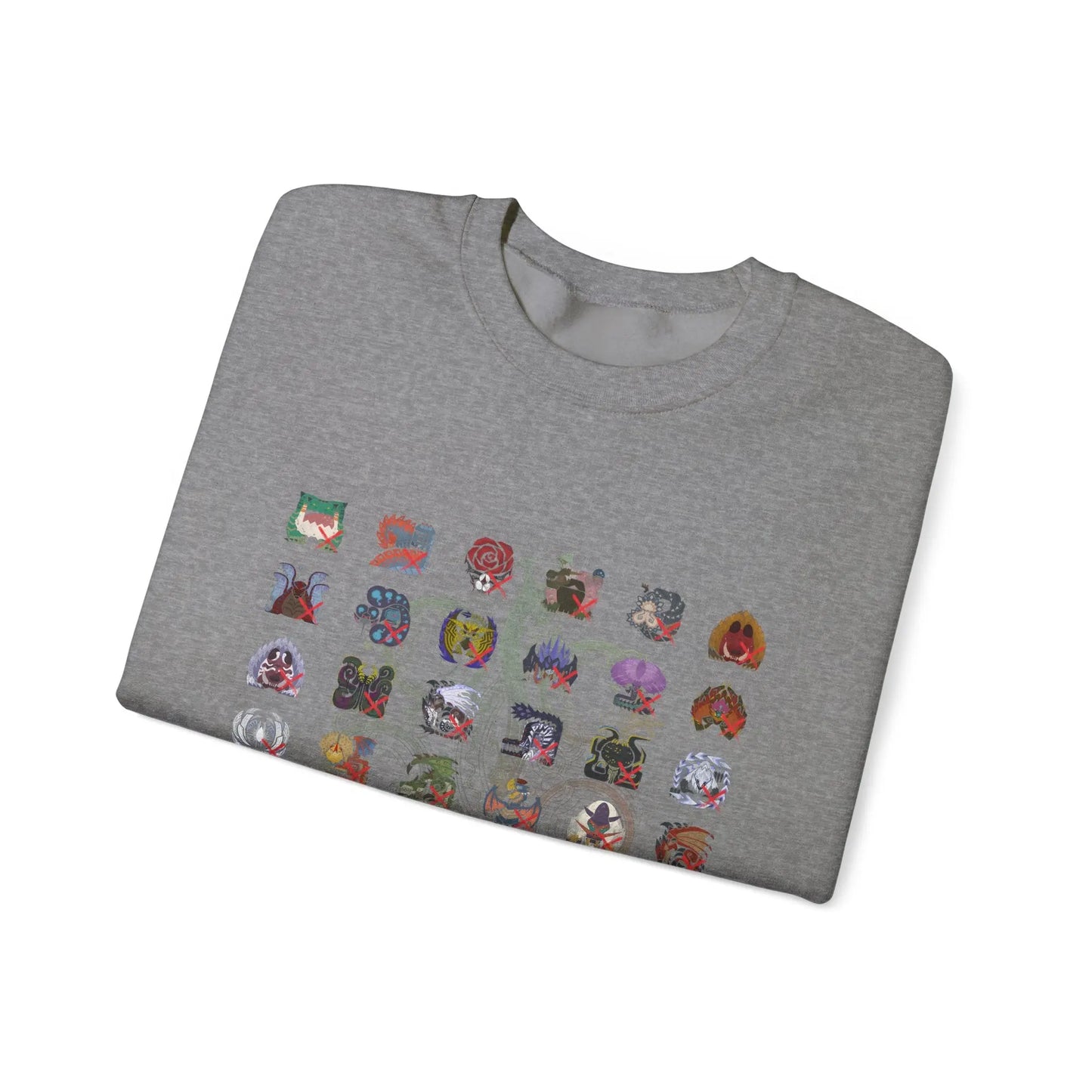 Monster Hunter Wilds Sweatshirt – Unisex Gamer Crewneck with Front & Back Print  Geniogoods