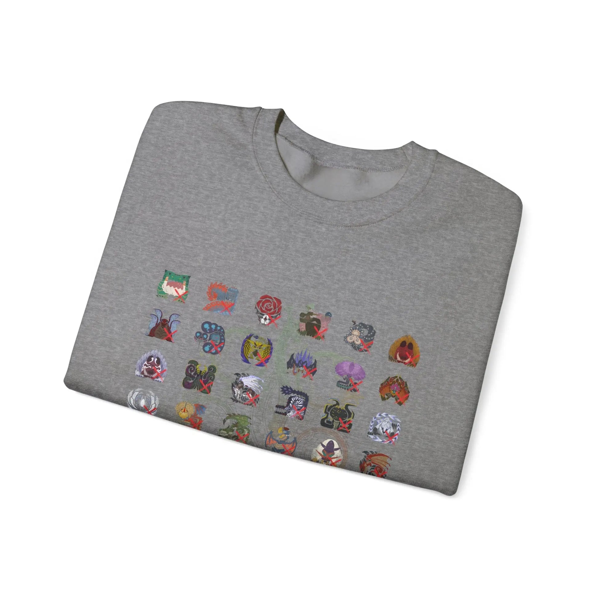 Monster Hunter Wilds Sweatshirt – Unisex Gamer Crewneck with Front & Back Print  Geniogoods