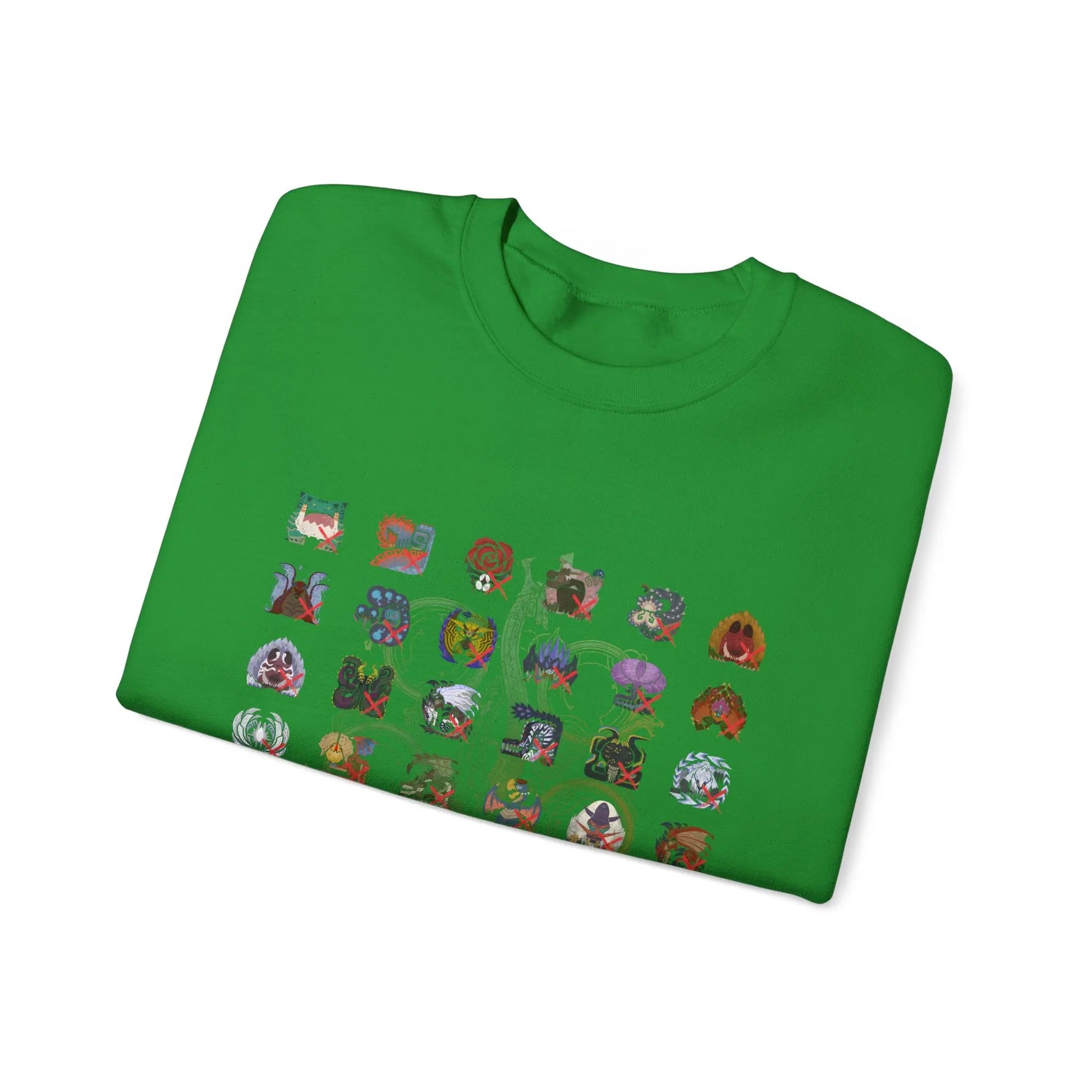 Monster Hunter Wilds Sweatshirt – Unisex Gamer Crewneck with Front & Back Print  Geniogoods