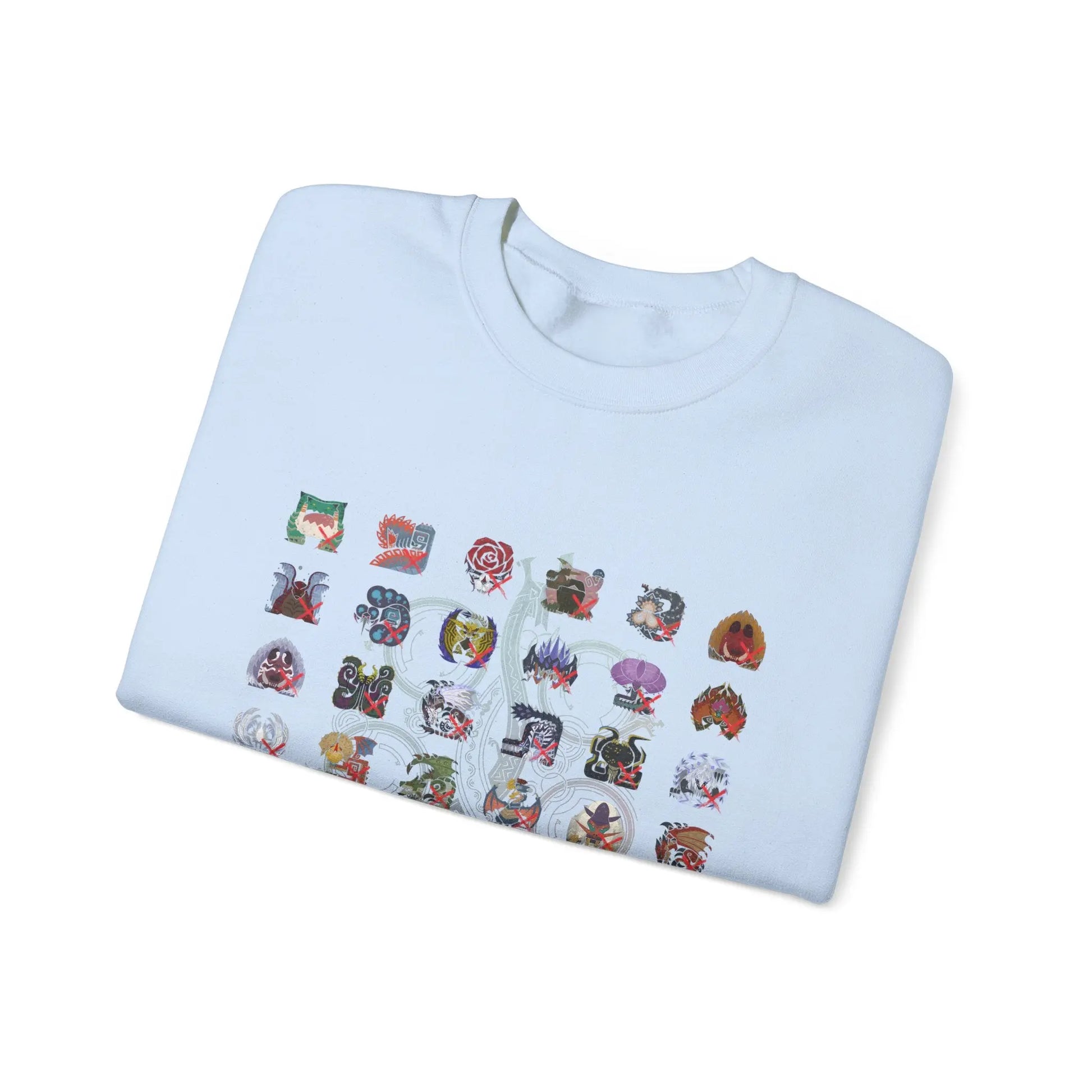 Monster Hunter Wilds Sweatshirt – Unisex Gamer Crewneck with Front & Back Print  Geniogoods