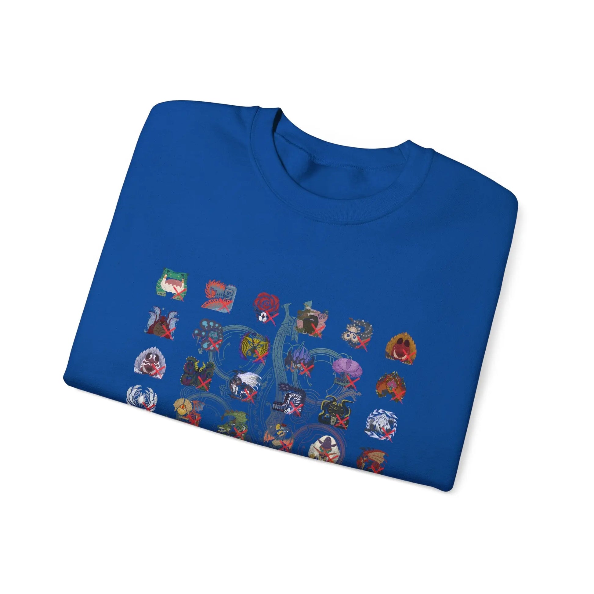Monster Hunter Wilds Sweatshirt – Unisex Gamer Crewneck with Front & Back Print  Geniogoods