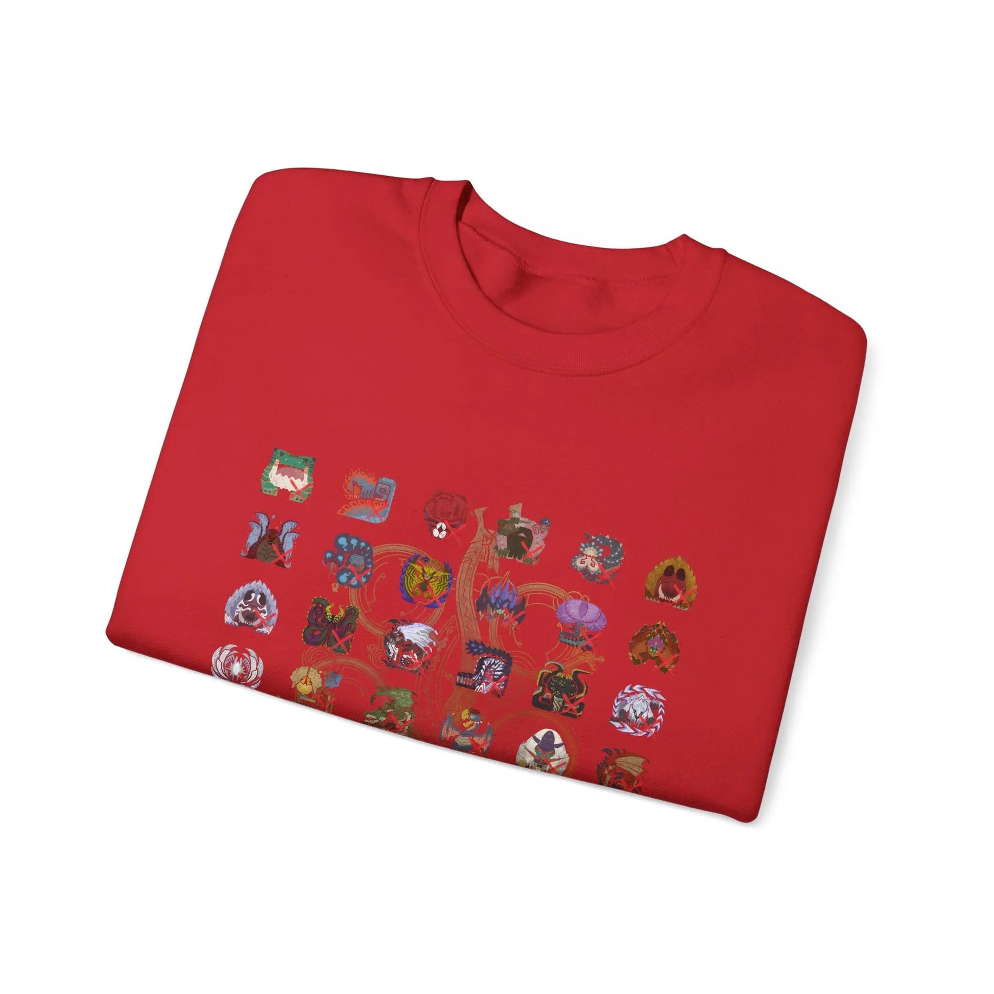 Monster Hunter Wilds Sweatshirt – Unisex Gamer Crewneck with Front & Back Print  Geniogoods