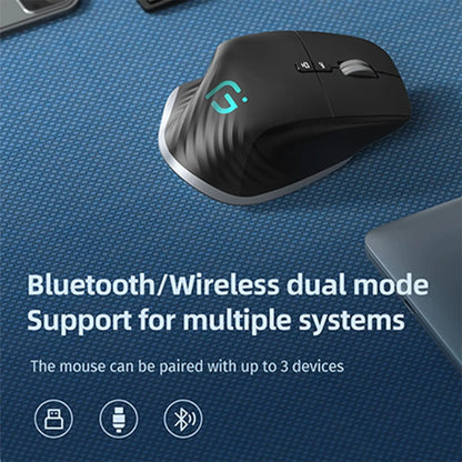Multi-Device Wireless Mouse | Bluetooth 5.0 & 2.4G Geniogoods