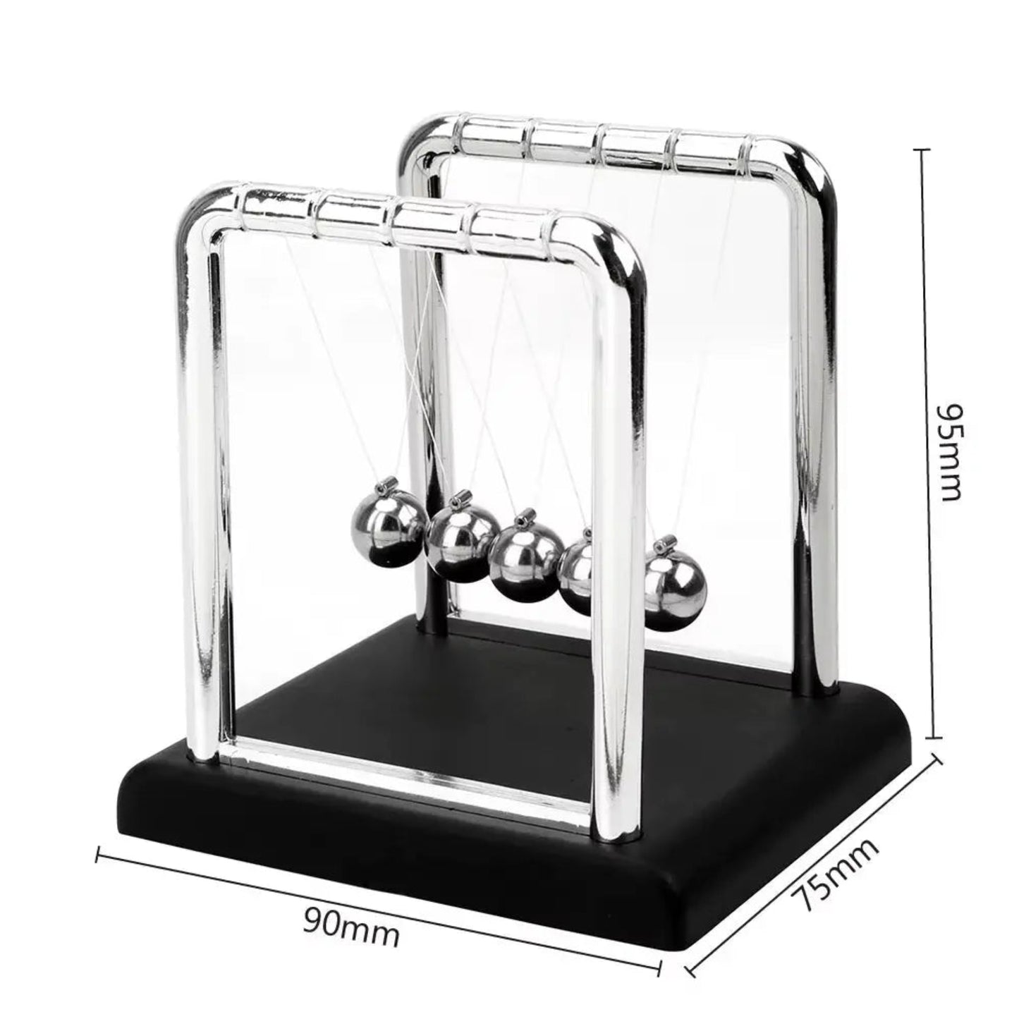 Newton’s Cradle Desk Toy – Classic Science Pendulum for Office & Home Decor