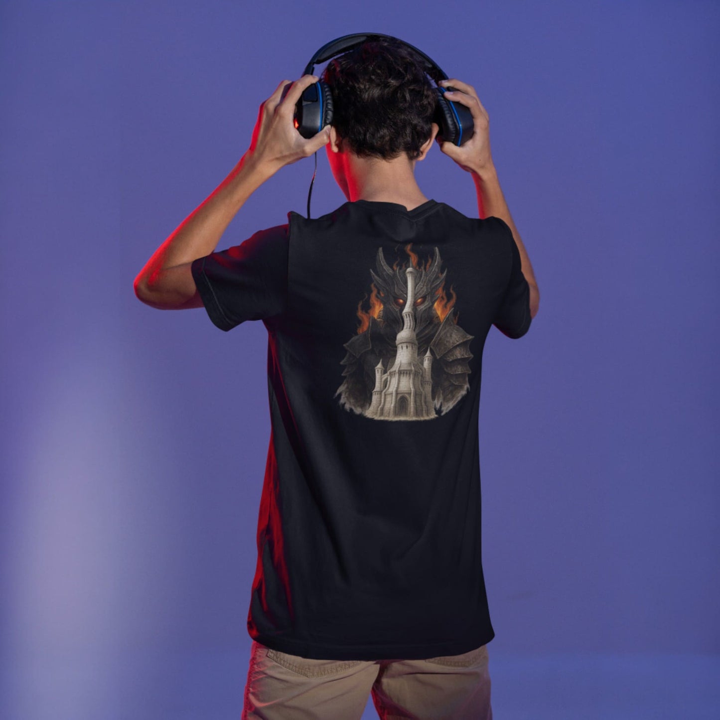 T-shirt Oblivion Imperial City – Motif éventail recto-verso