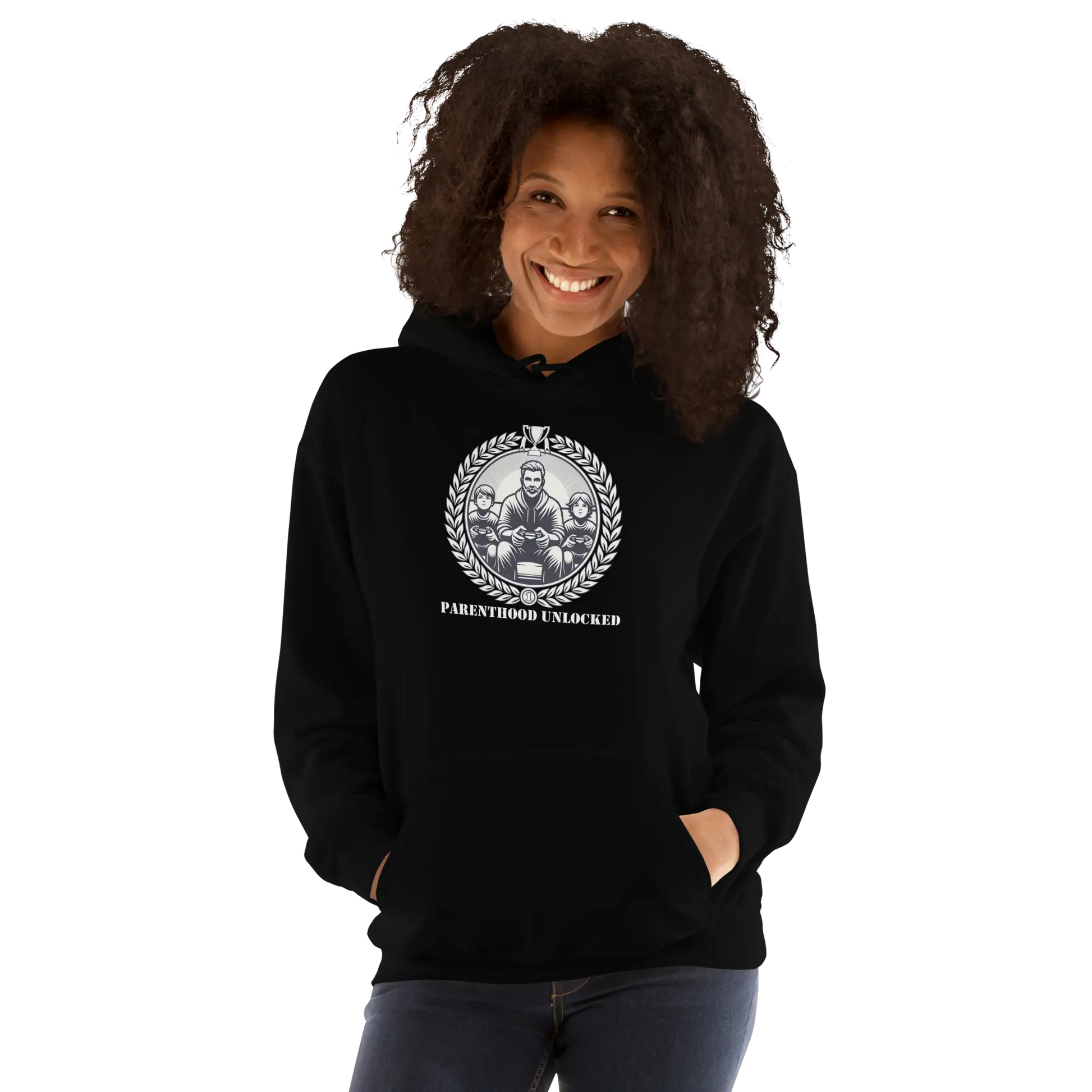 Parenthood Unlocked Hoodie | Unisex Classic | Gamer Achievement Hoodie for New Parents  Geniogoods