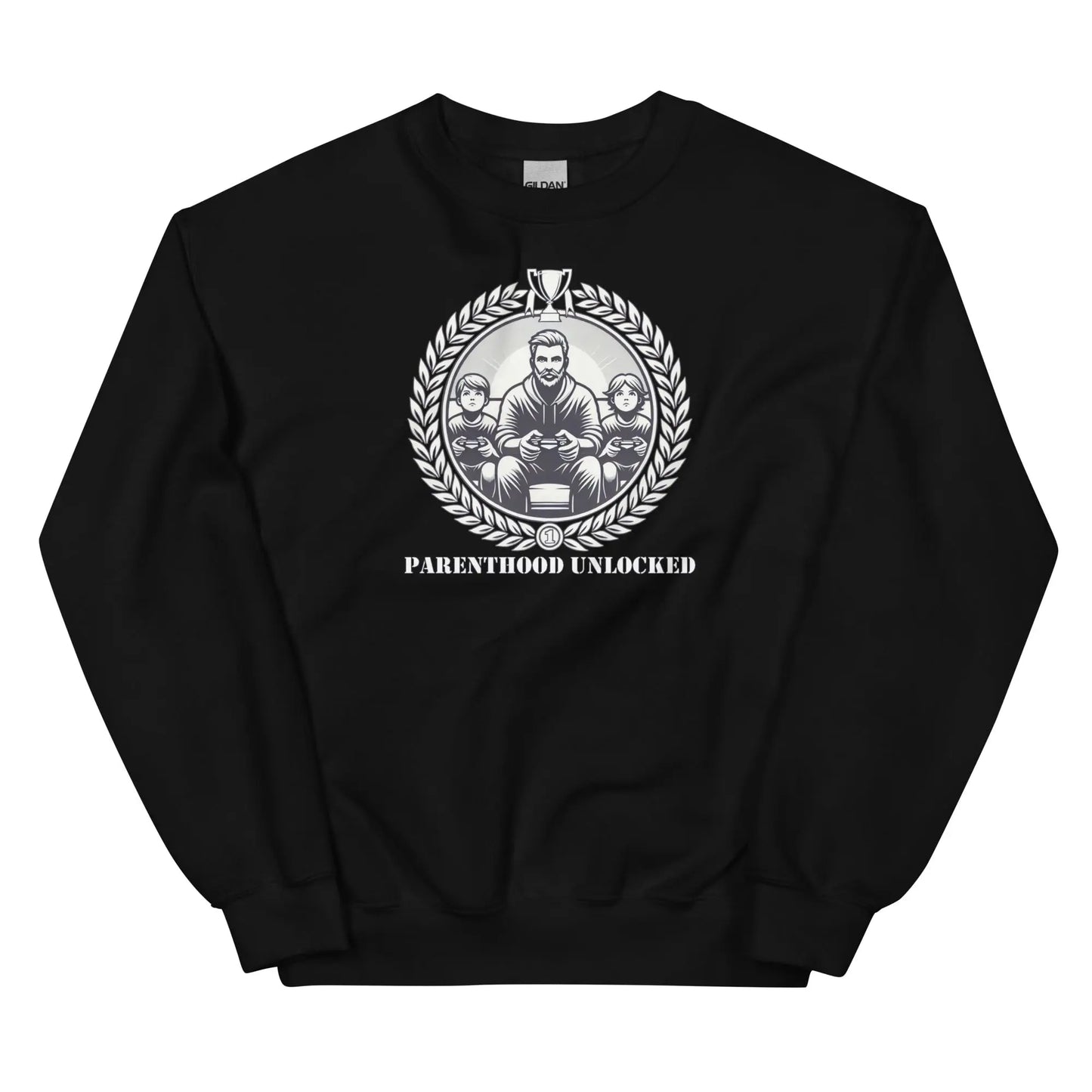 Parenthood Unlocked Sweatshirt | Unisex Classic | Gamer Achievement Tee for New Parents  Geniogoods