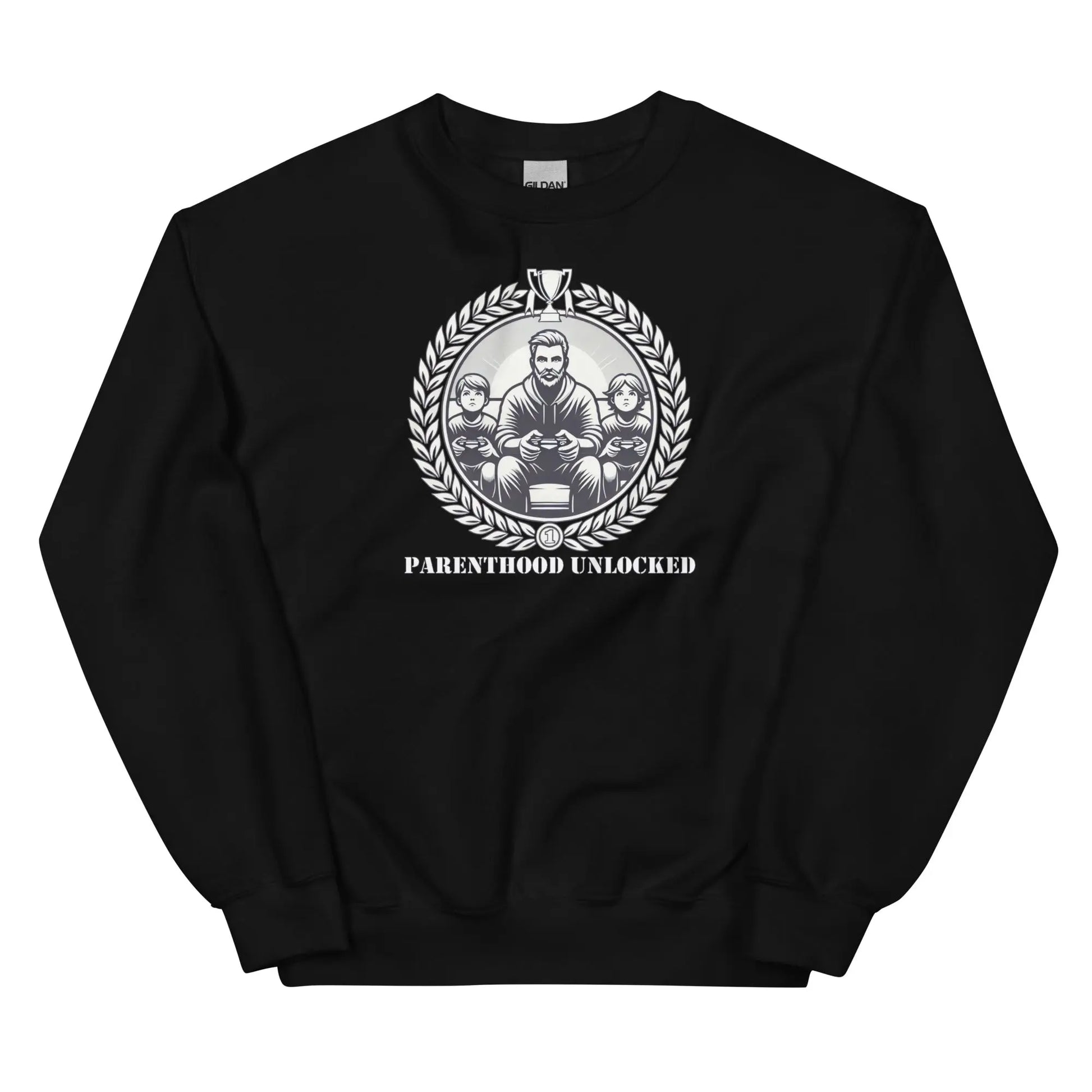 Parenthood Unlocked Sweatshirt | Unisex Classic | Gamer Achievement Tee for New Parents  Geniogoods