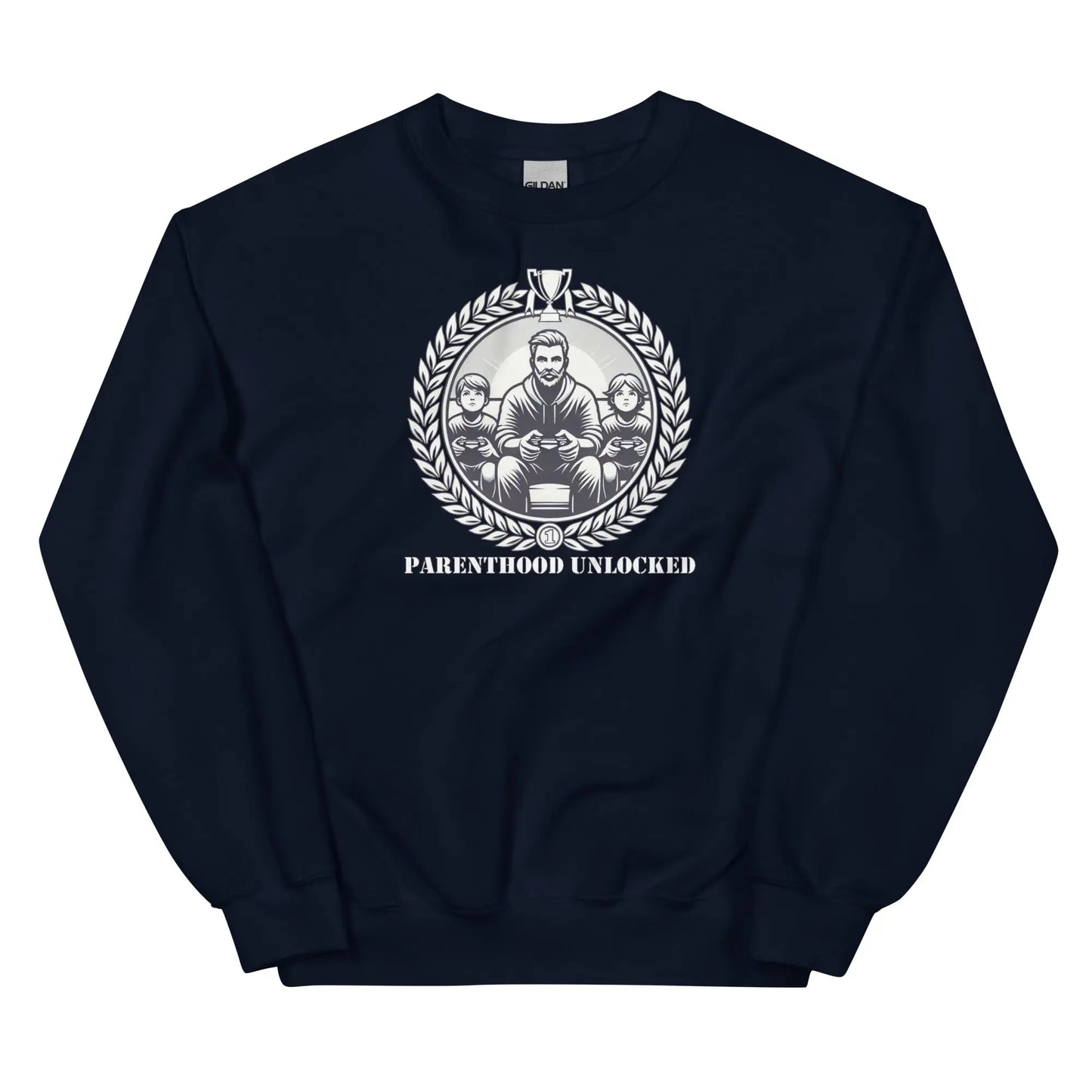 Parenthood Unlocked Sweatshirt | Unisex Classic | Gamer Achievement Tee for New Parents  Geniogoods