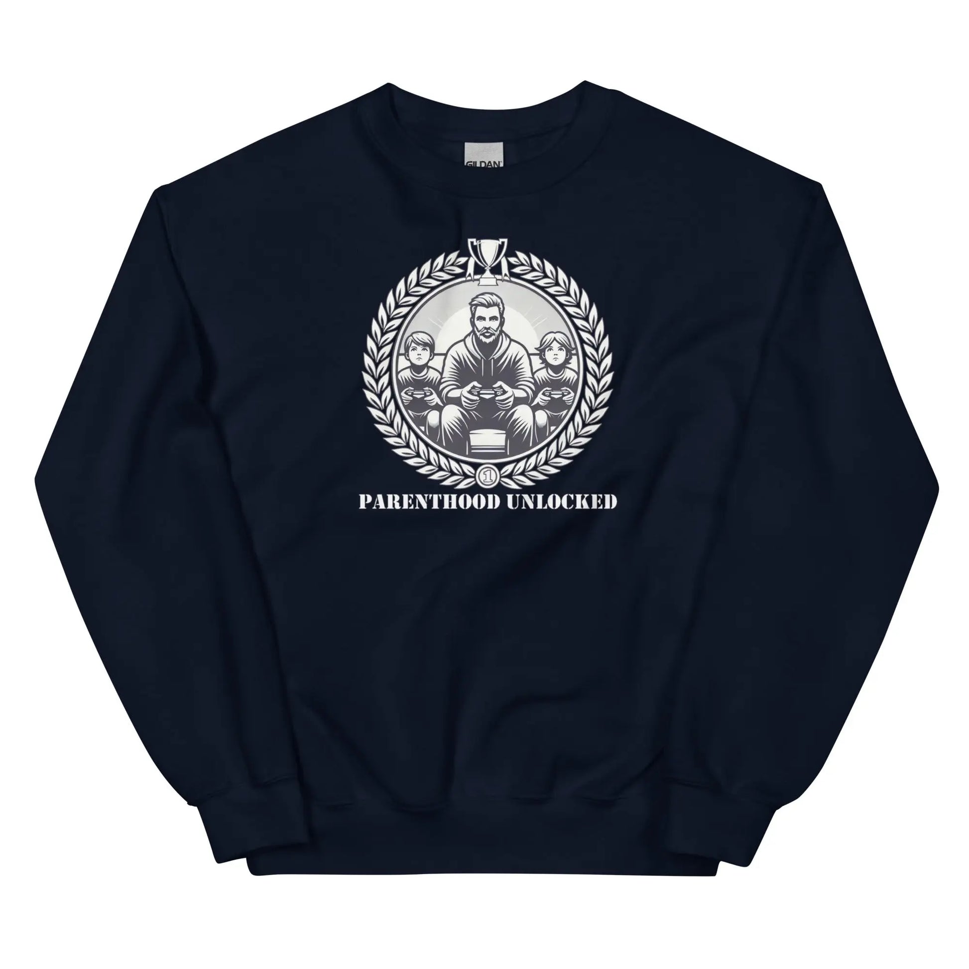 Parenthood Unlocked Sweatshirt | Unisex Classic | Gamer Achievement Tee for New Parents  Geniogoods