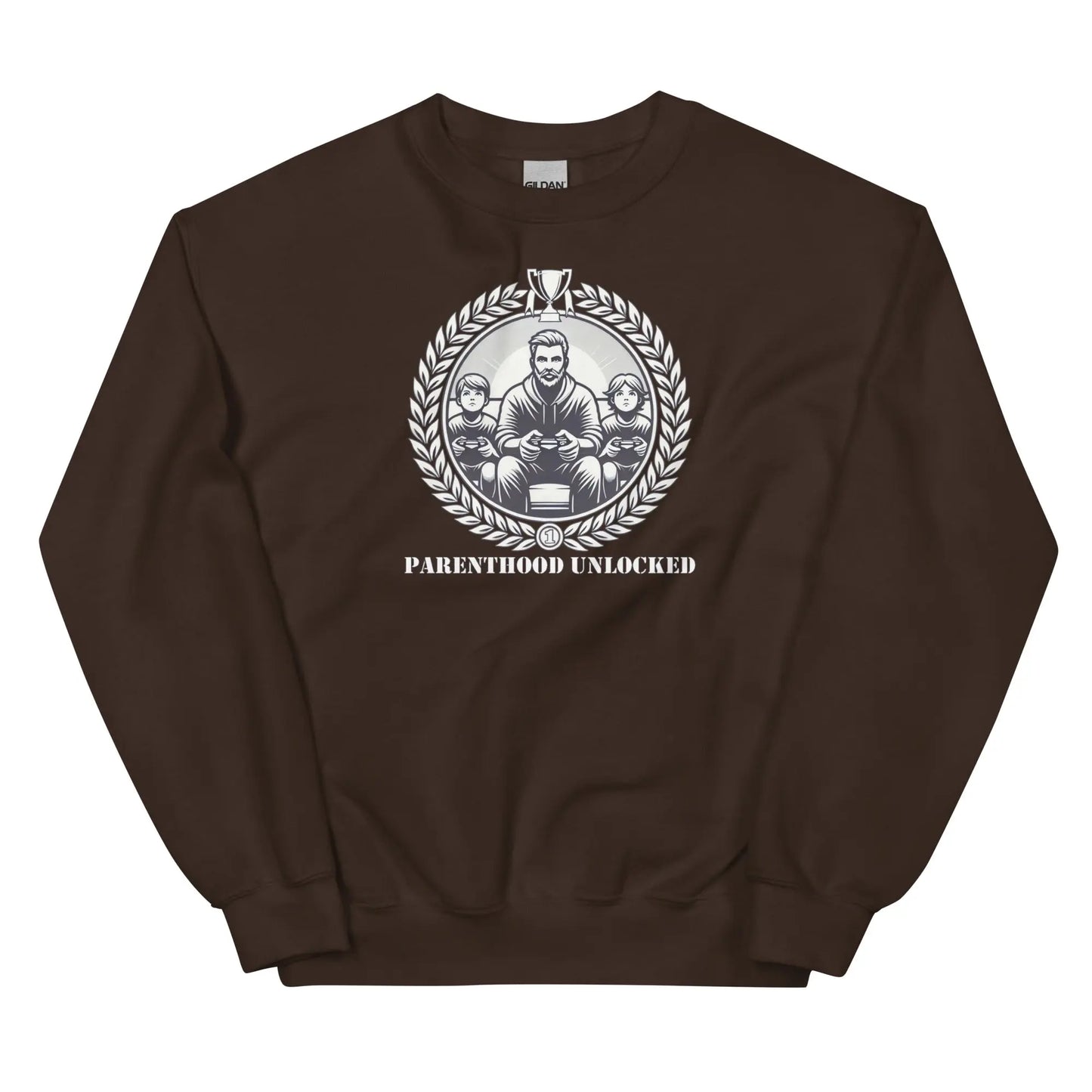 Parenthood Unlocked Sweatshirt | Unisex Classic | Gamer Achievement Tee for New Parents  Geniogoods