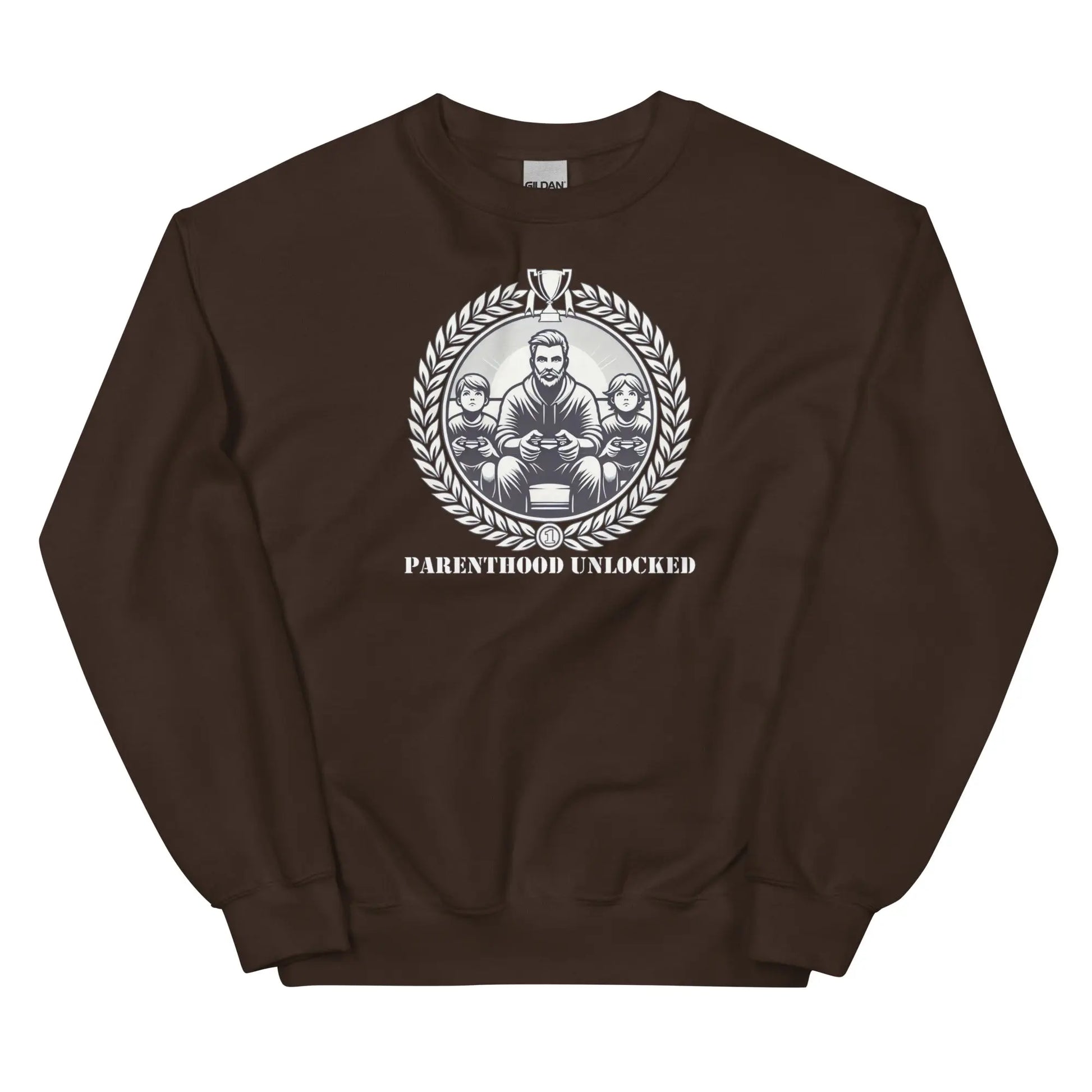 Parenthood Unlocked Sweatshirt | Unisex Classic | Gamer Achievement Tee for New Parents  Geniogoods