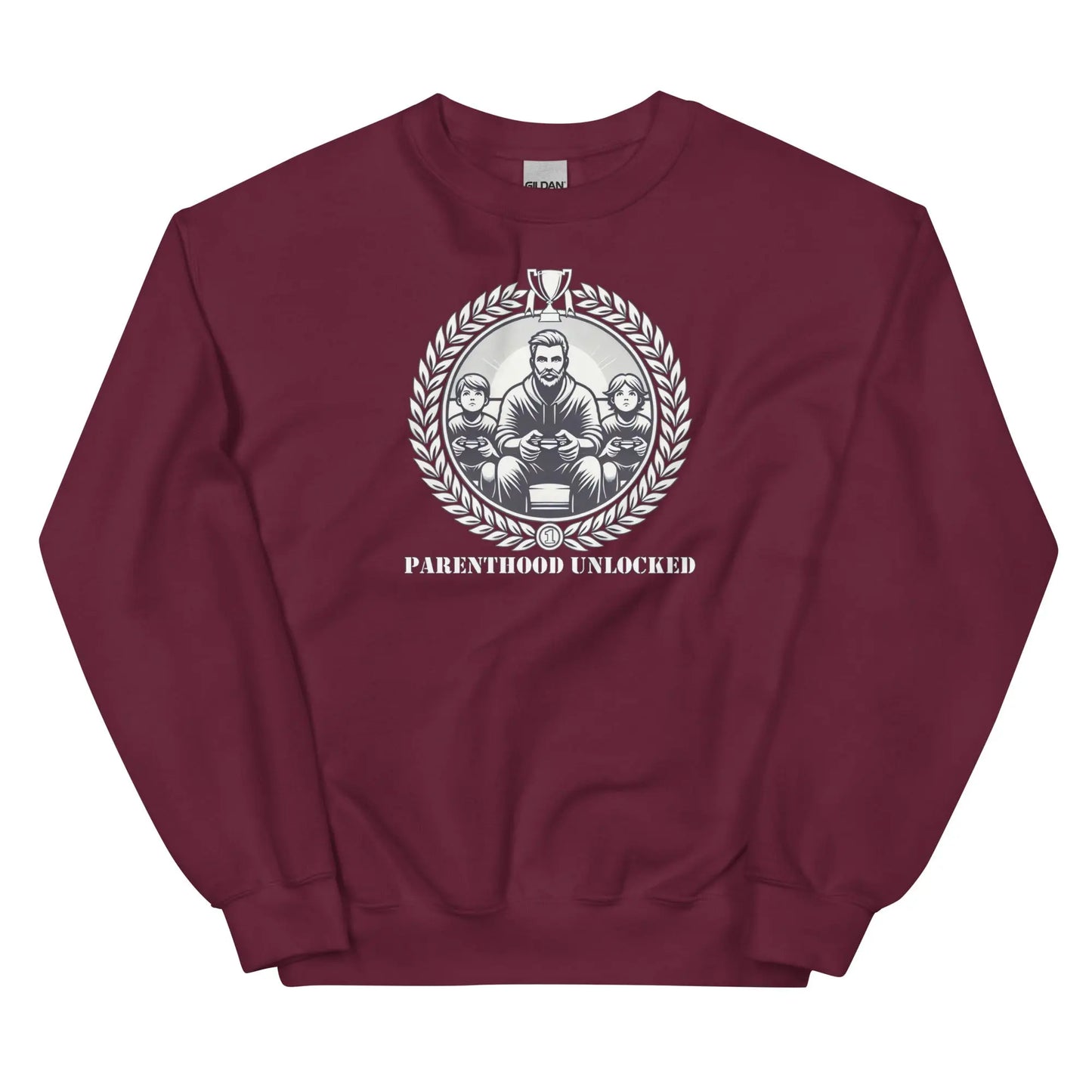Parenthood Unlocked Sweatshirt | Unisex Classic | Gamer Achievement Tee for New Parents  Geniogoods