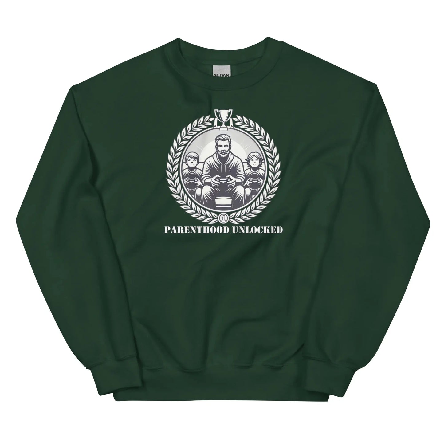 Parenthood Unlocked Sweatshirt | Unisex Classic | Gamer Achievement Tee for New Parents  Geniogoods