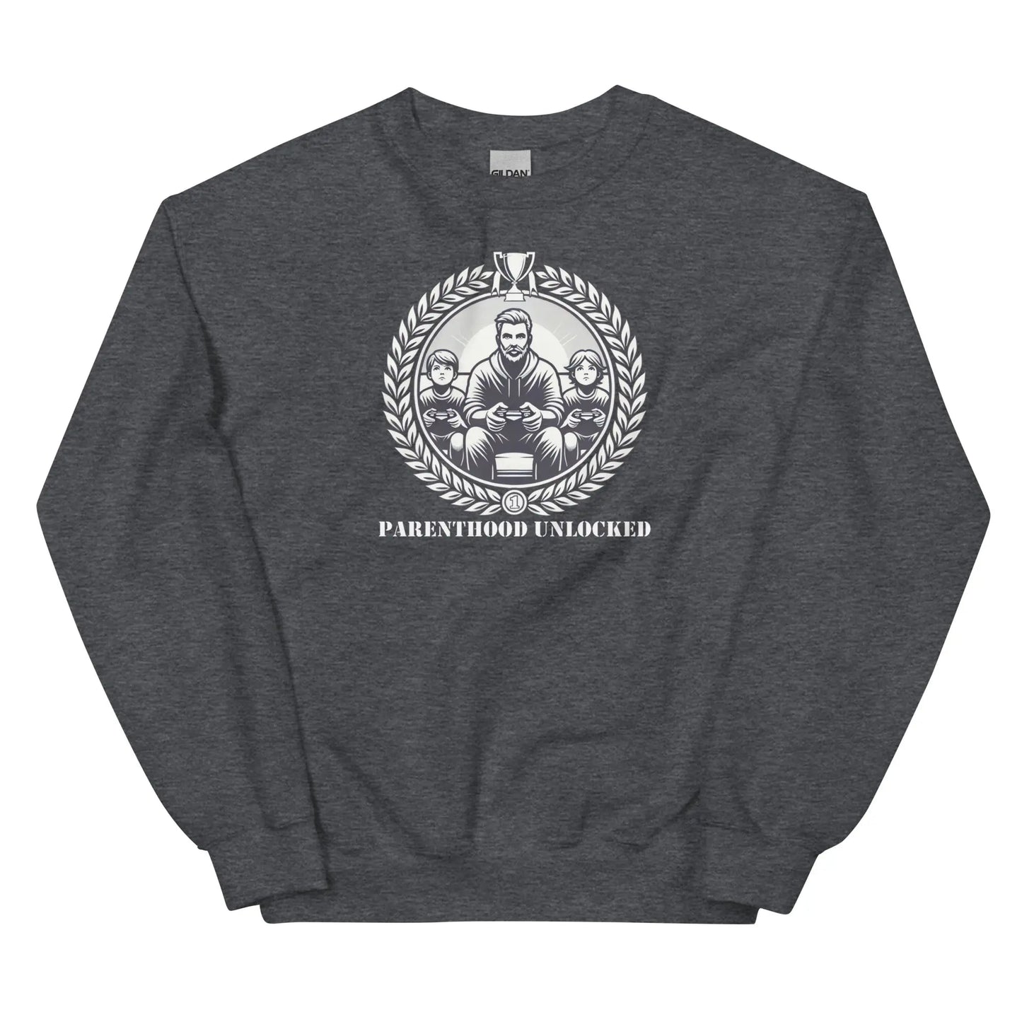 Parenthood Unlocked Sweatshirt | Unisex Classic | Gamer Achievement Tee for New Parents  Geniogoods