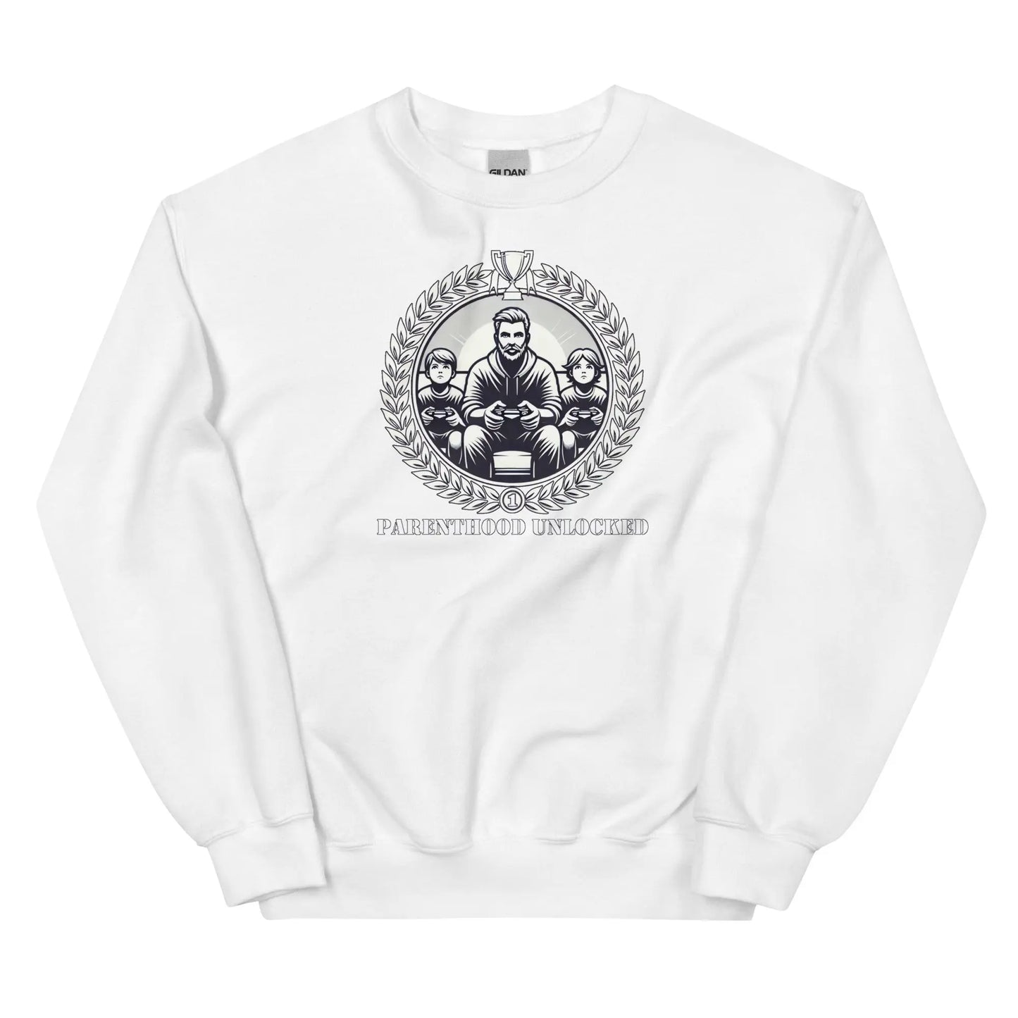Parenthood Unlocked Sweatshirt | Unisex Classic | Gamer Achievement Tee for New Parents  Geniogoods