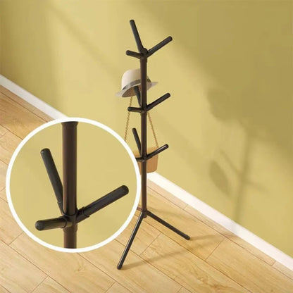 Plastic Freestanding Coat Rack | Modern Tree Branch Design for Hats and Scarves