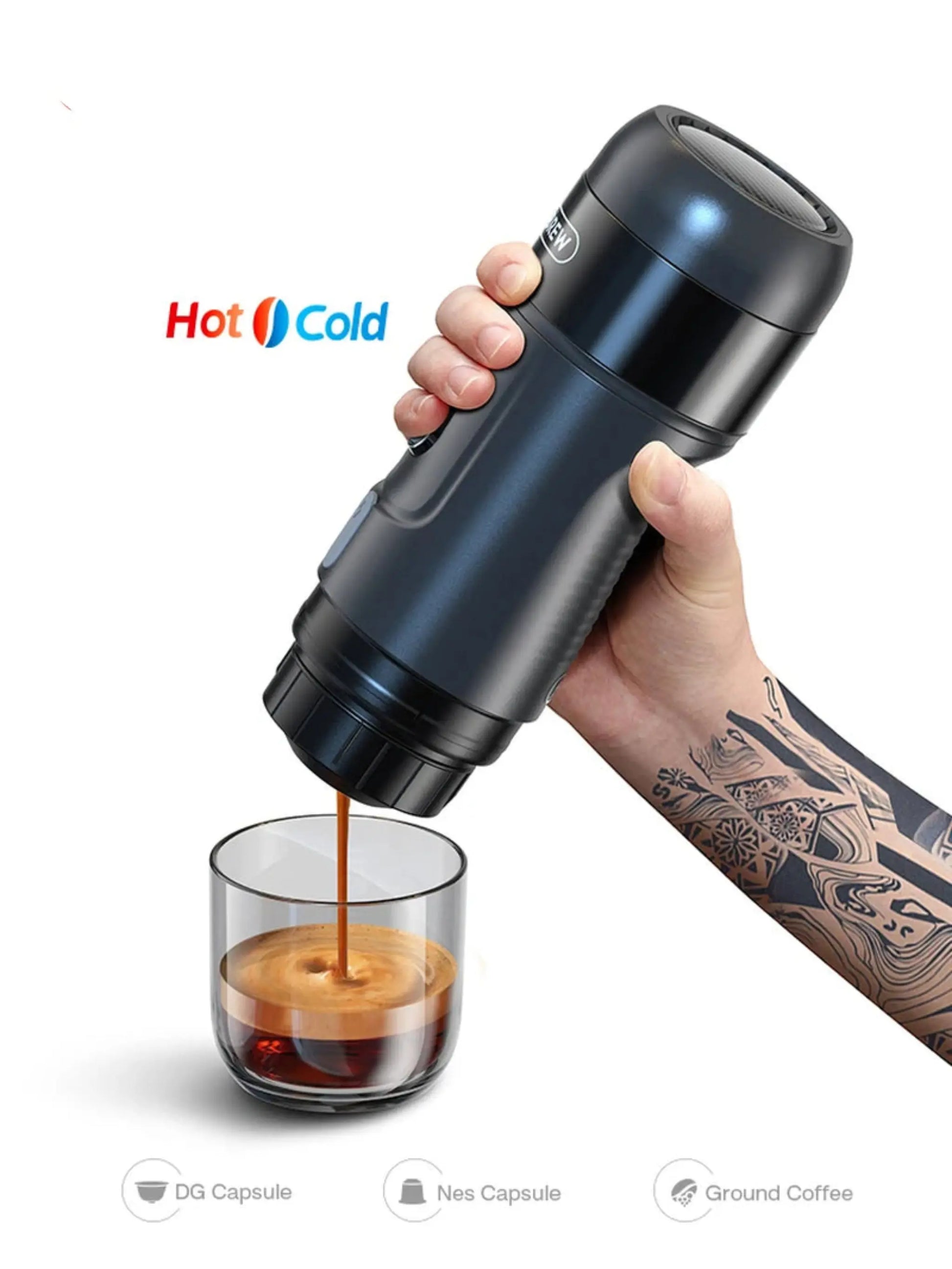 Portable Coffee Machine for Car & Home – DC12V Espresso Maker