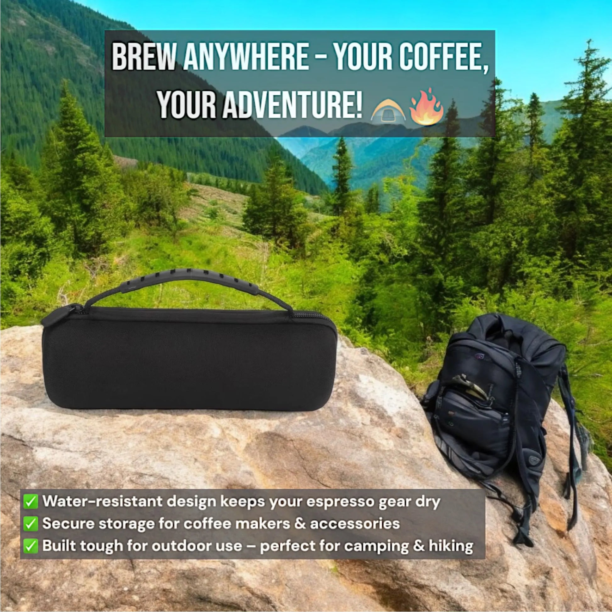 Portable Espresso Machine Storage Bag – Travel Coffee Case Geniogoods