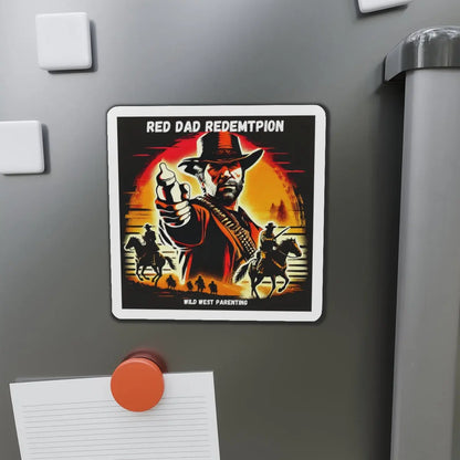 Red Dad Redemption | Die-Cut Magnets | Perfect for Red Dead Redemption fans  Geniogoods