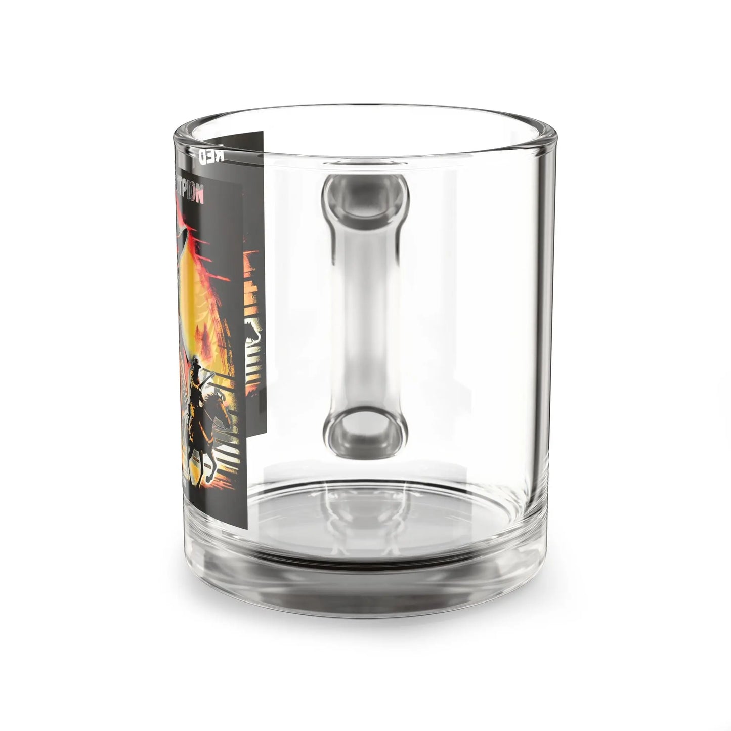Red Dad Redemption | Funny 10oz Glass Mug | Perfect for Red Dead Redemption fans  Geniogoods