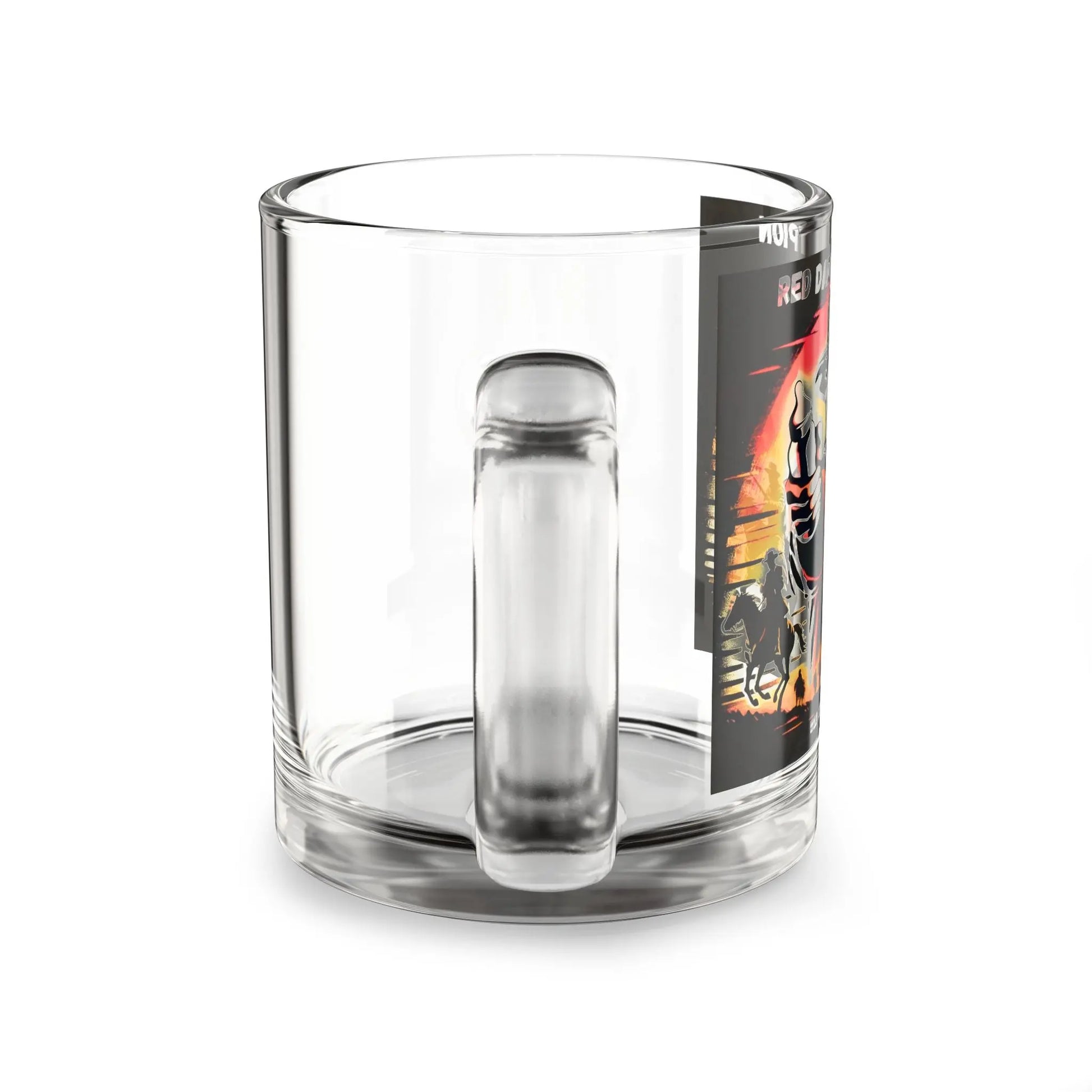 Red Dad Redemption | Funny 10oz Glass Mug | Perfect for Red Dead Redemption fans  Geniogoods