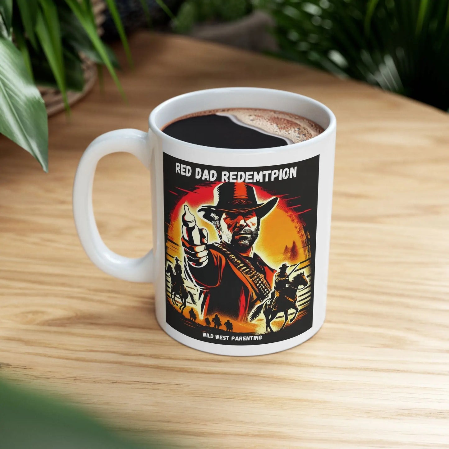 Red Dad Redemption | Inspirational Ceramic Mug - 11oz & 15oz | Perfect for Red Dead Redemption fans  Geniogoods